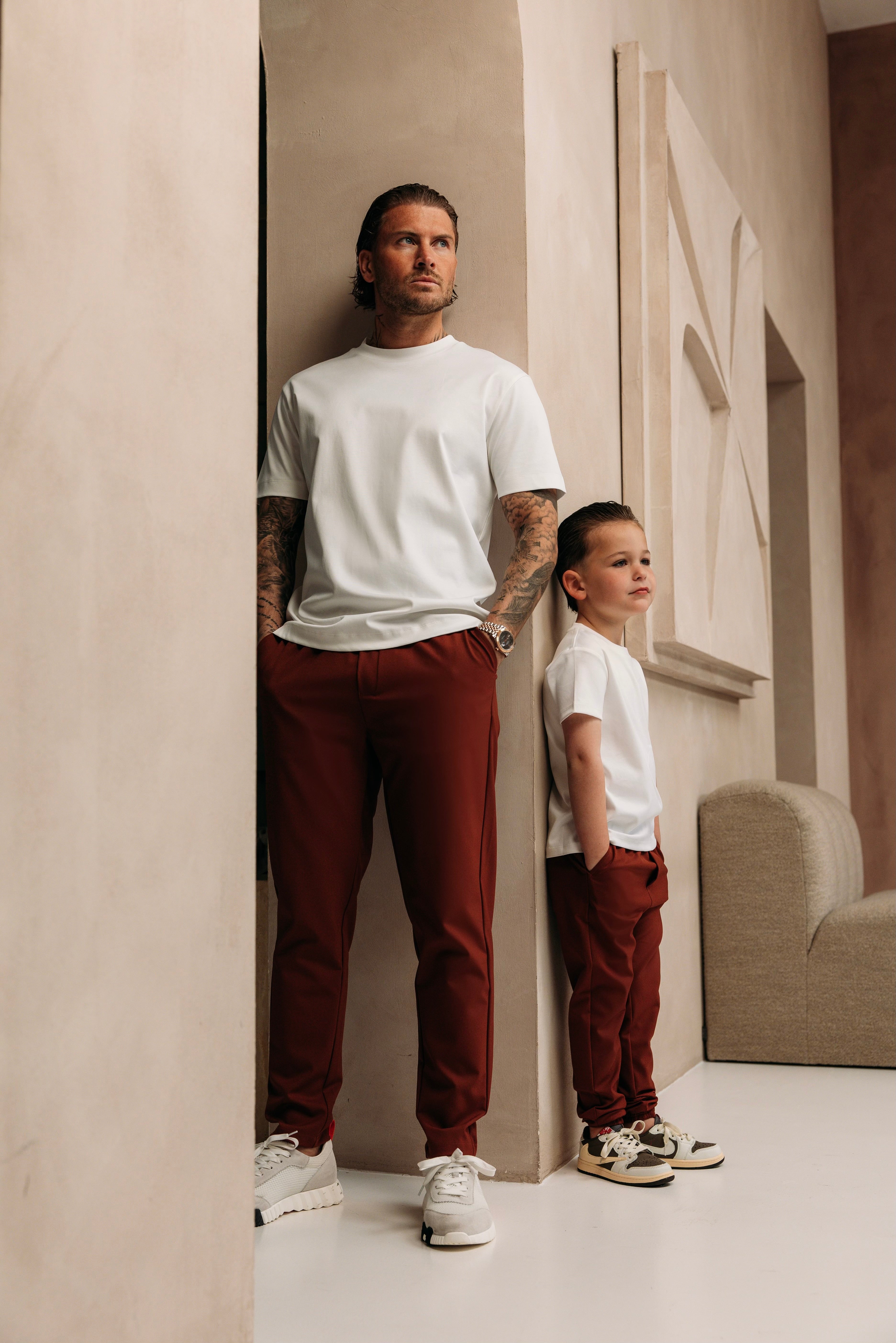 Heren - Double Mercerized T-shirt - White
