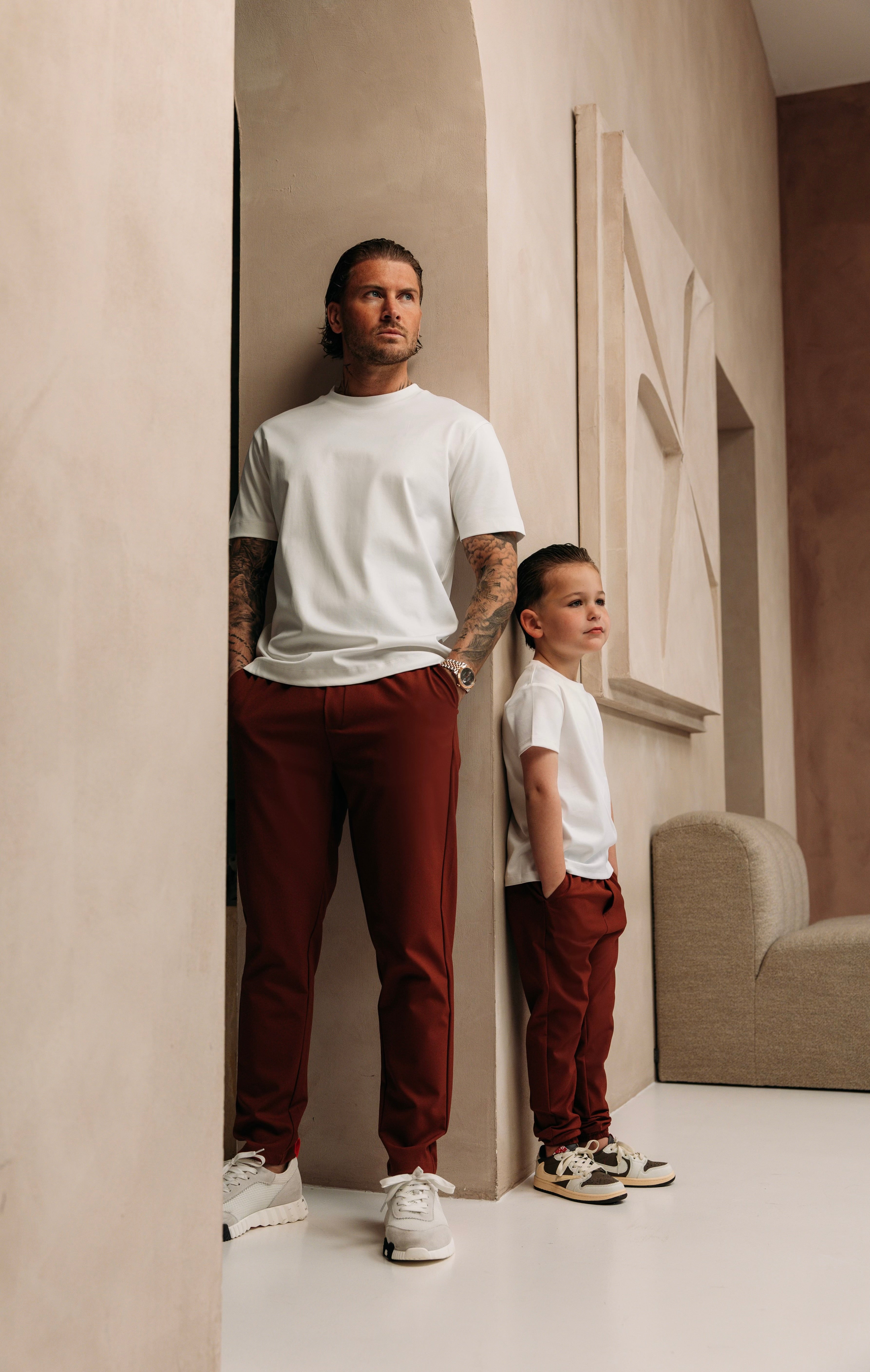 Heren - Double Mercerized T-shirt - White
