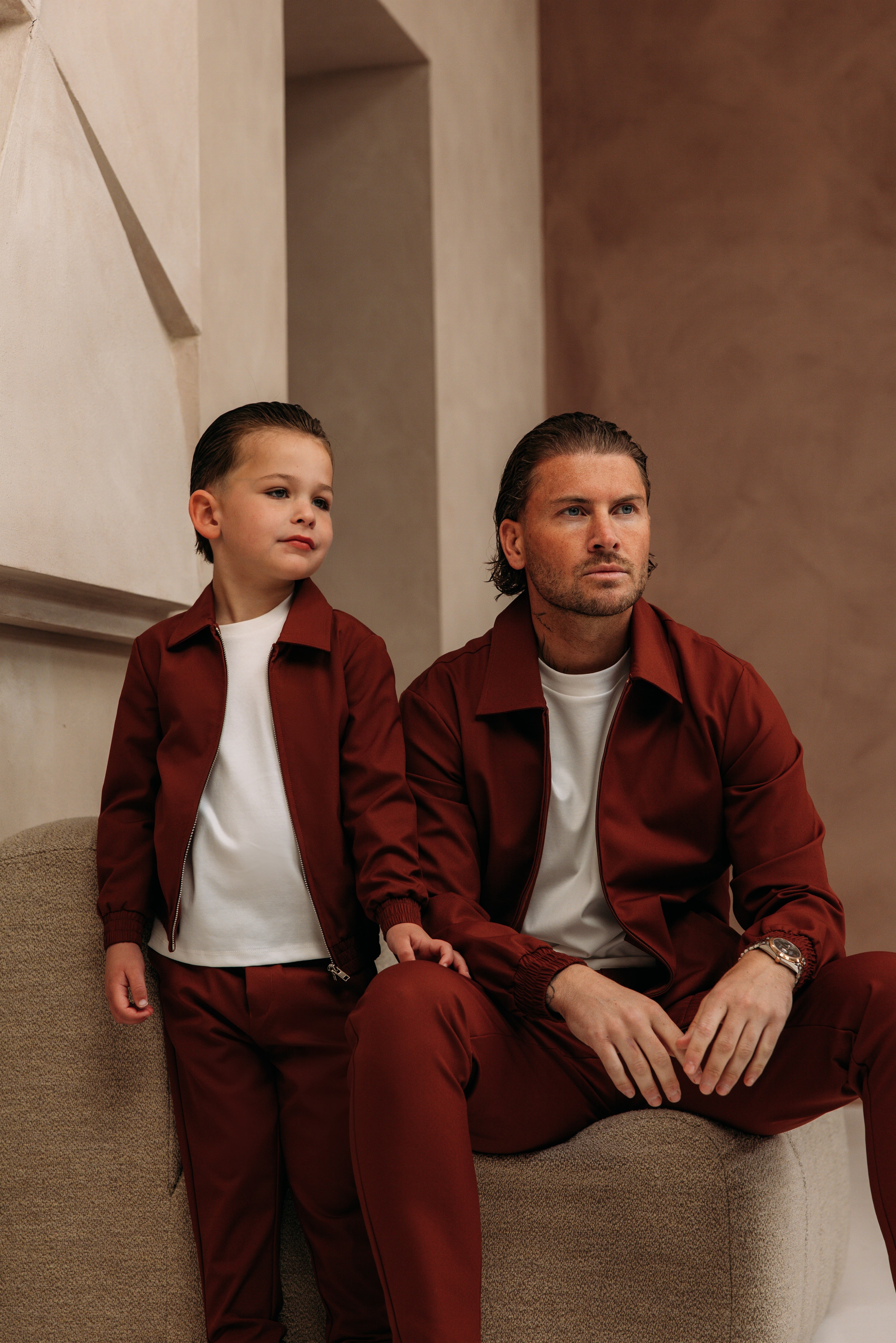 Premium Tech Suit - Rusty Brown