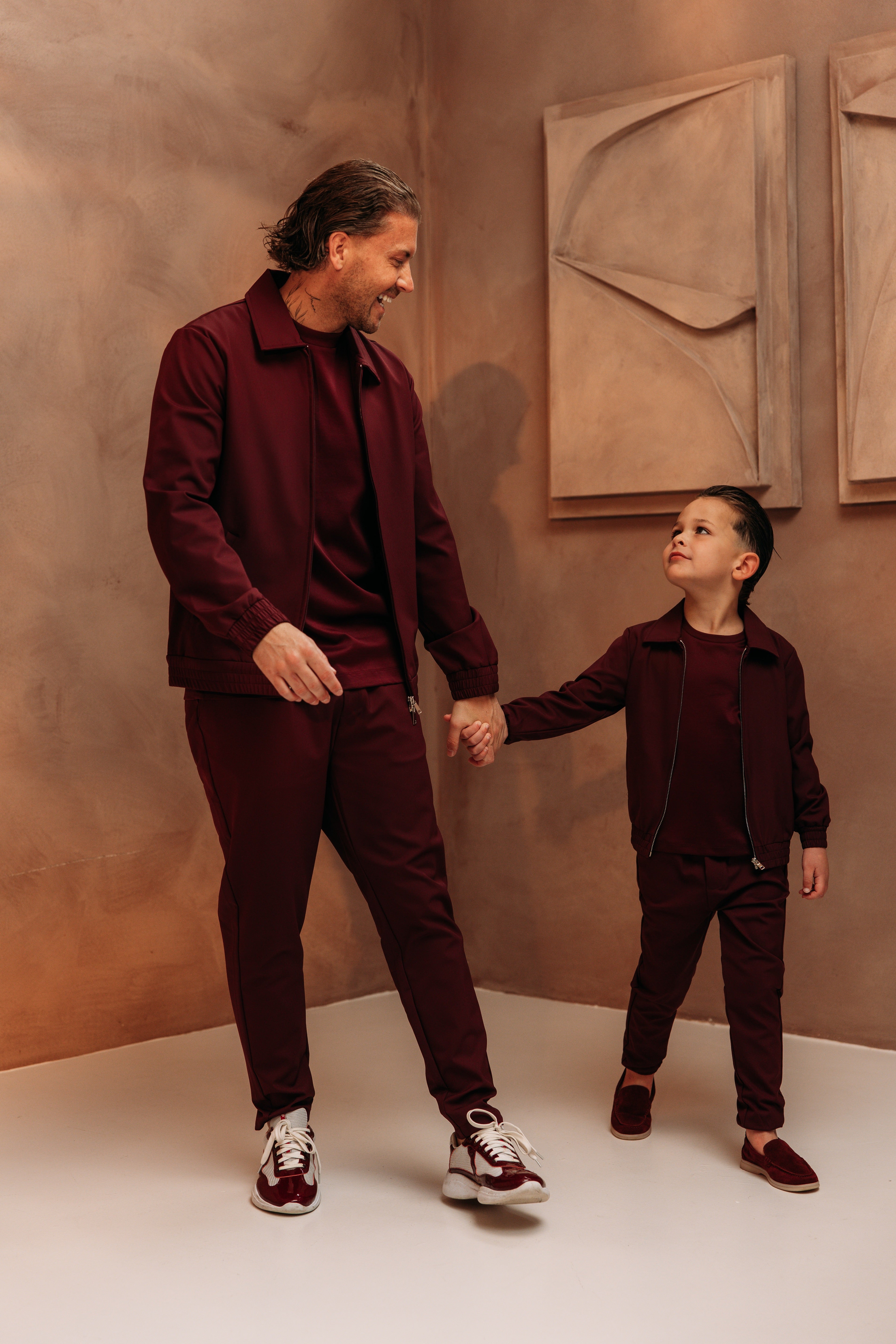 Premium Tech Suit - Burgundy