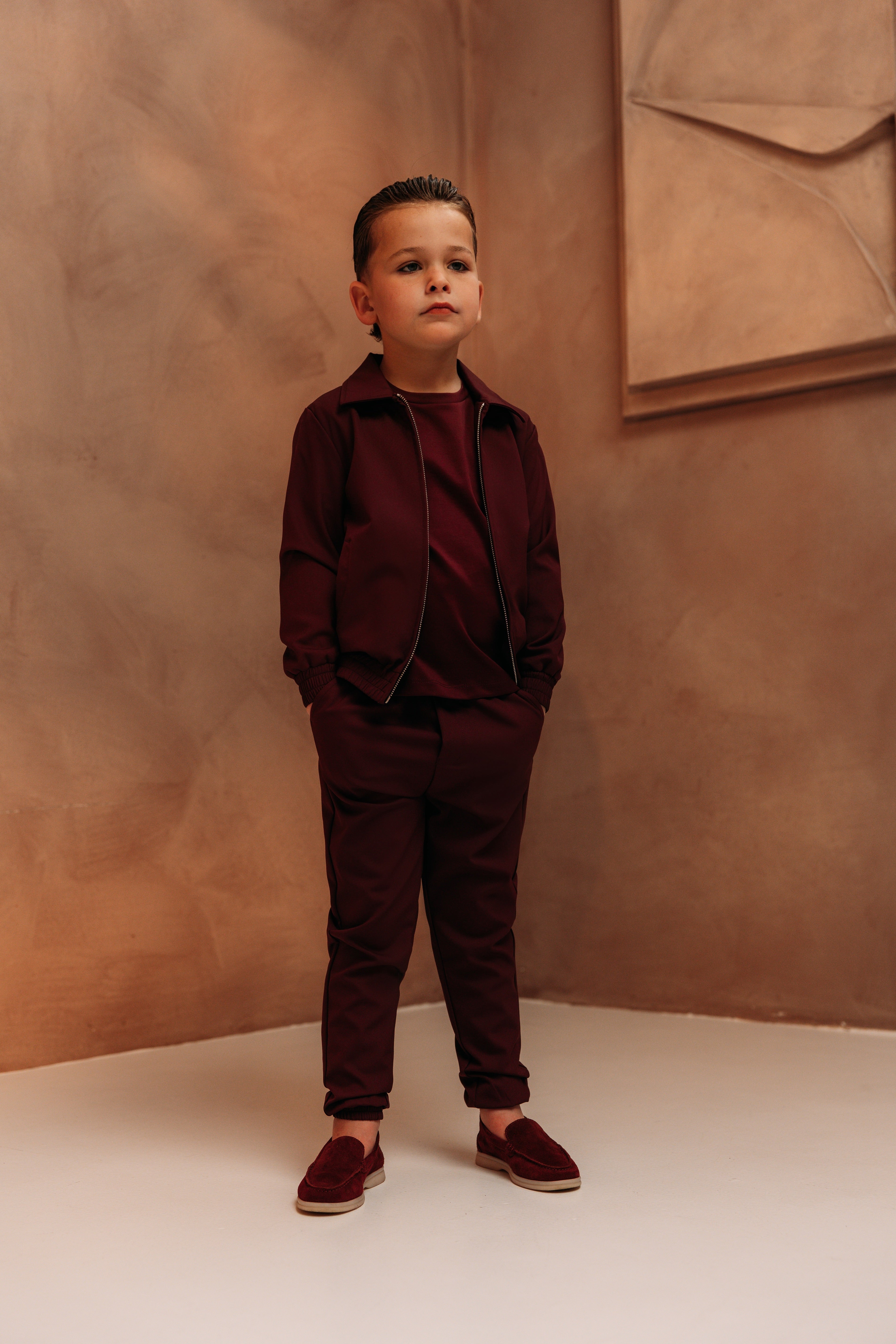 Premium Tech Suit - Burgundy