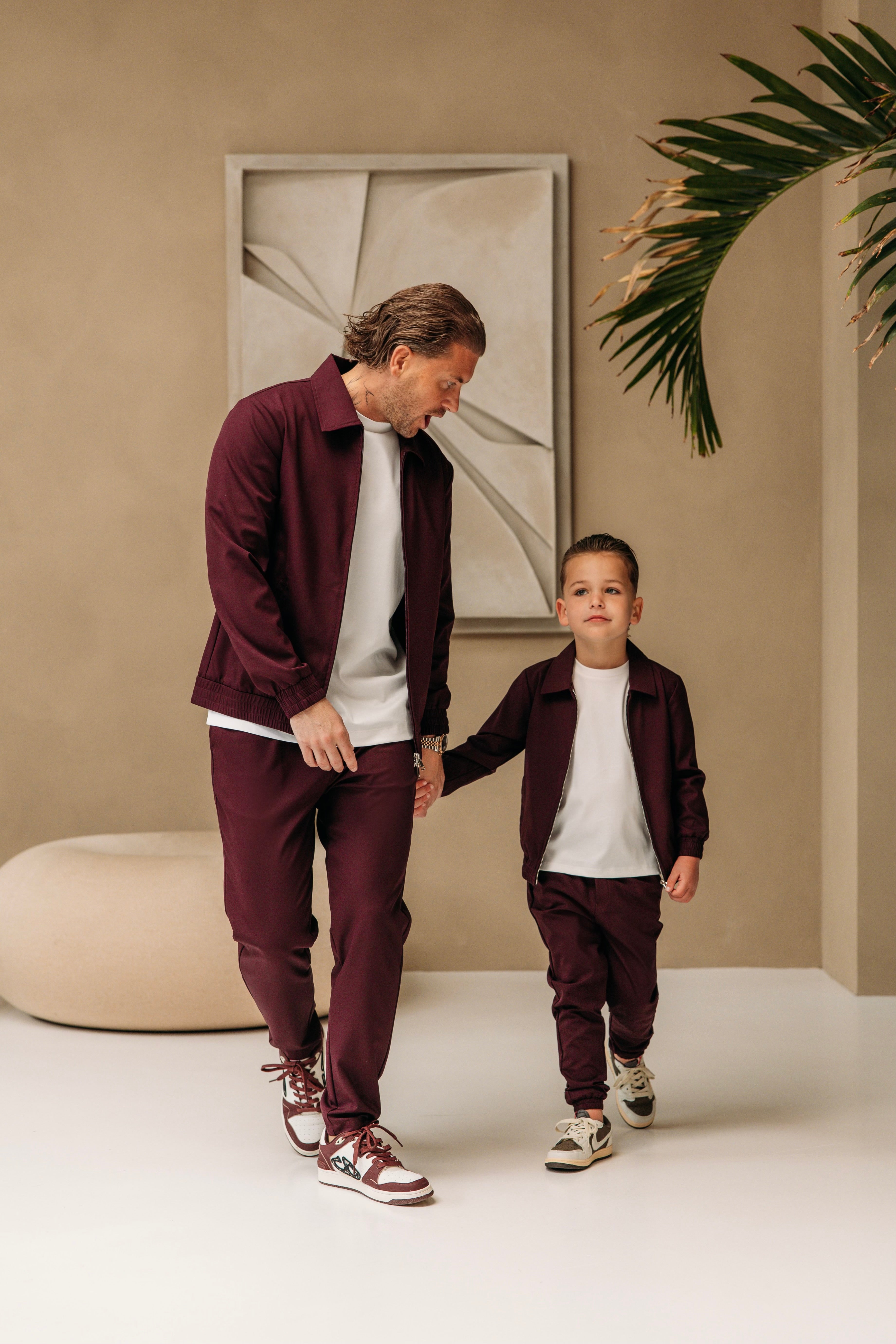 Premium Tech Suit - Aubergine