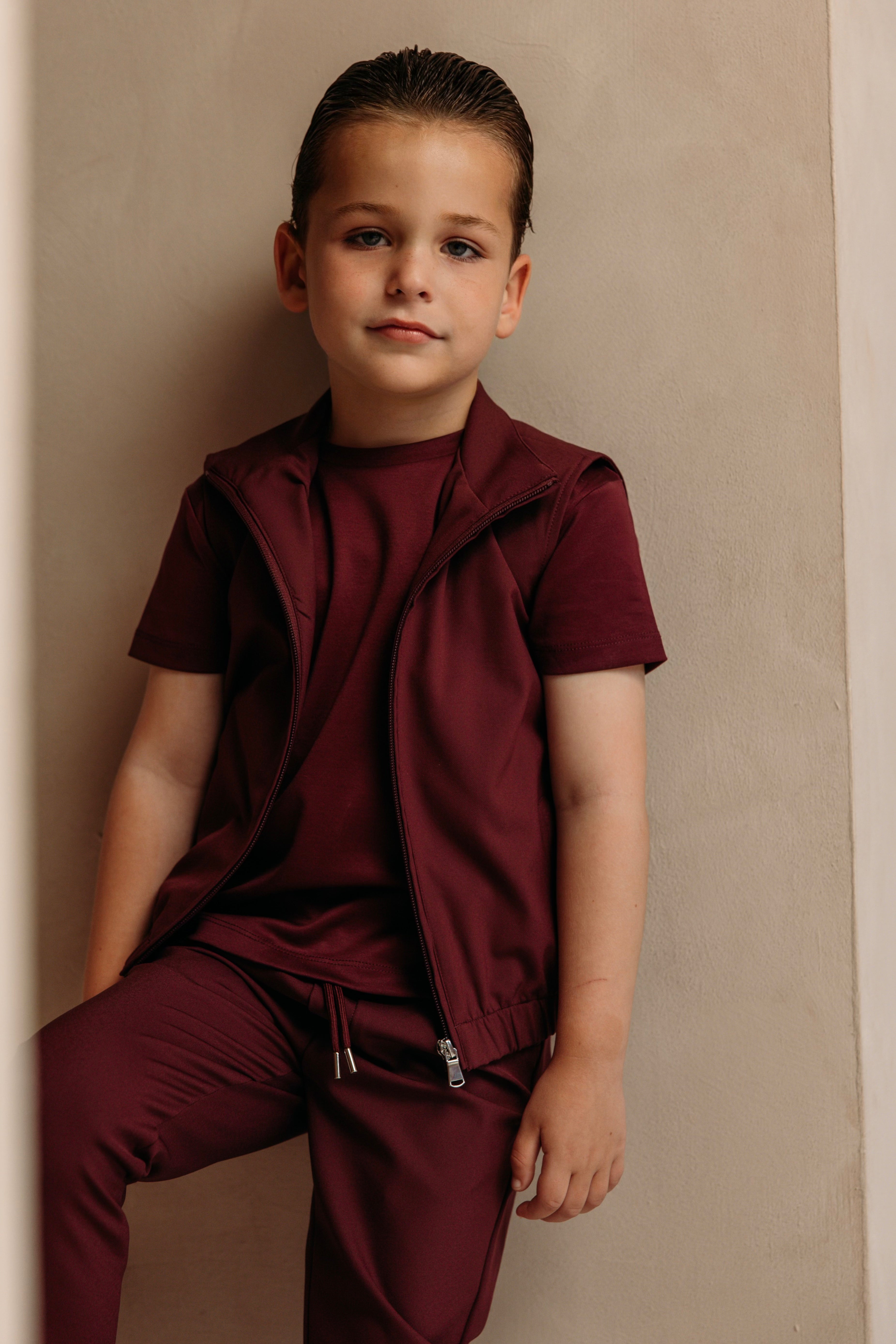 Premium Tech Gilet – Bordeaux