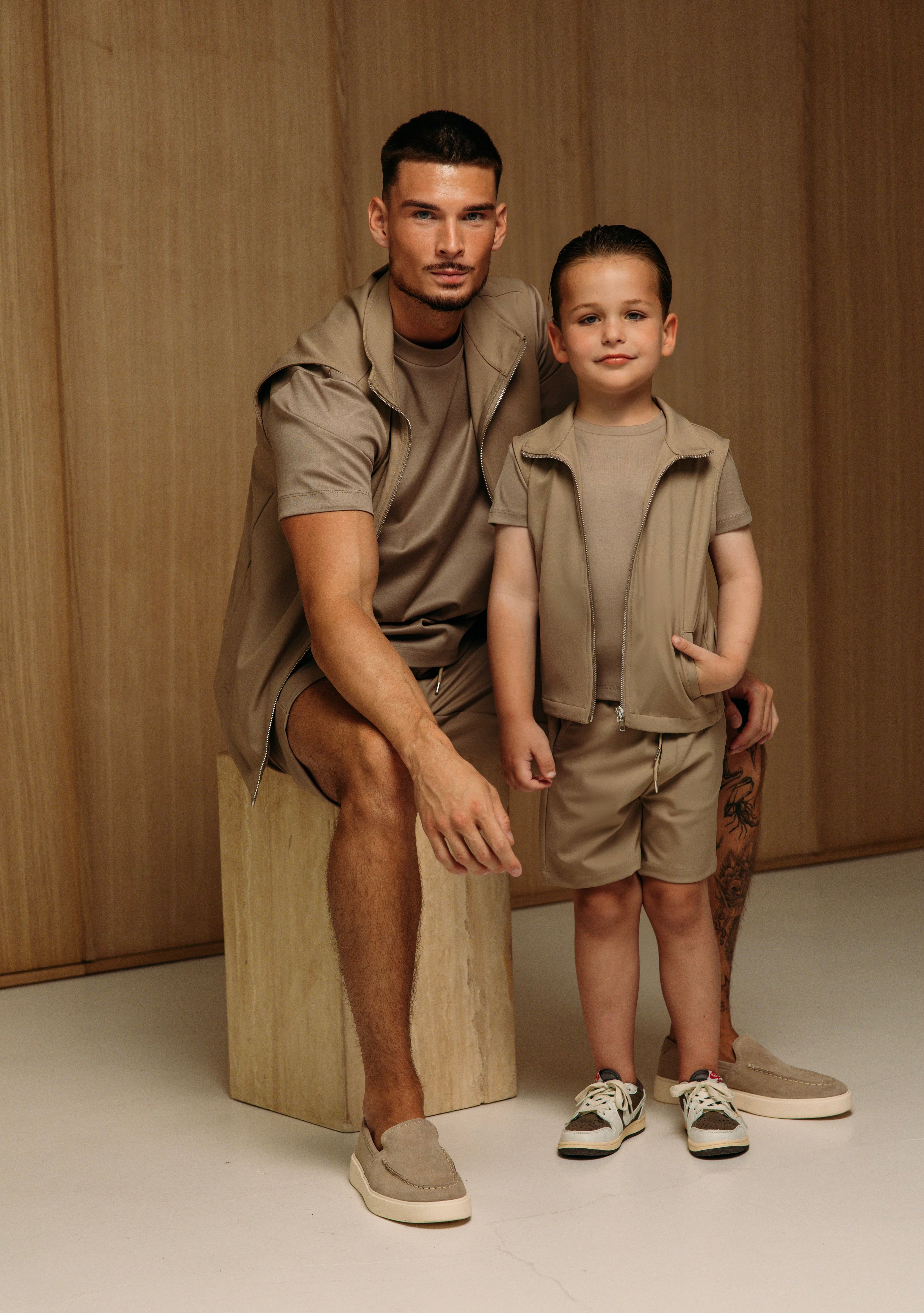 HEREN - Summer Gilet Tech Set – Taupe