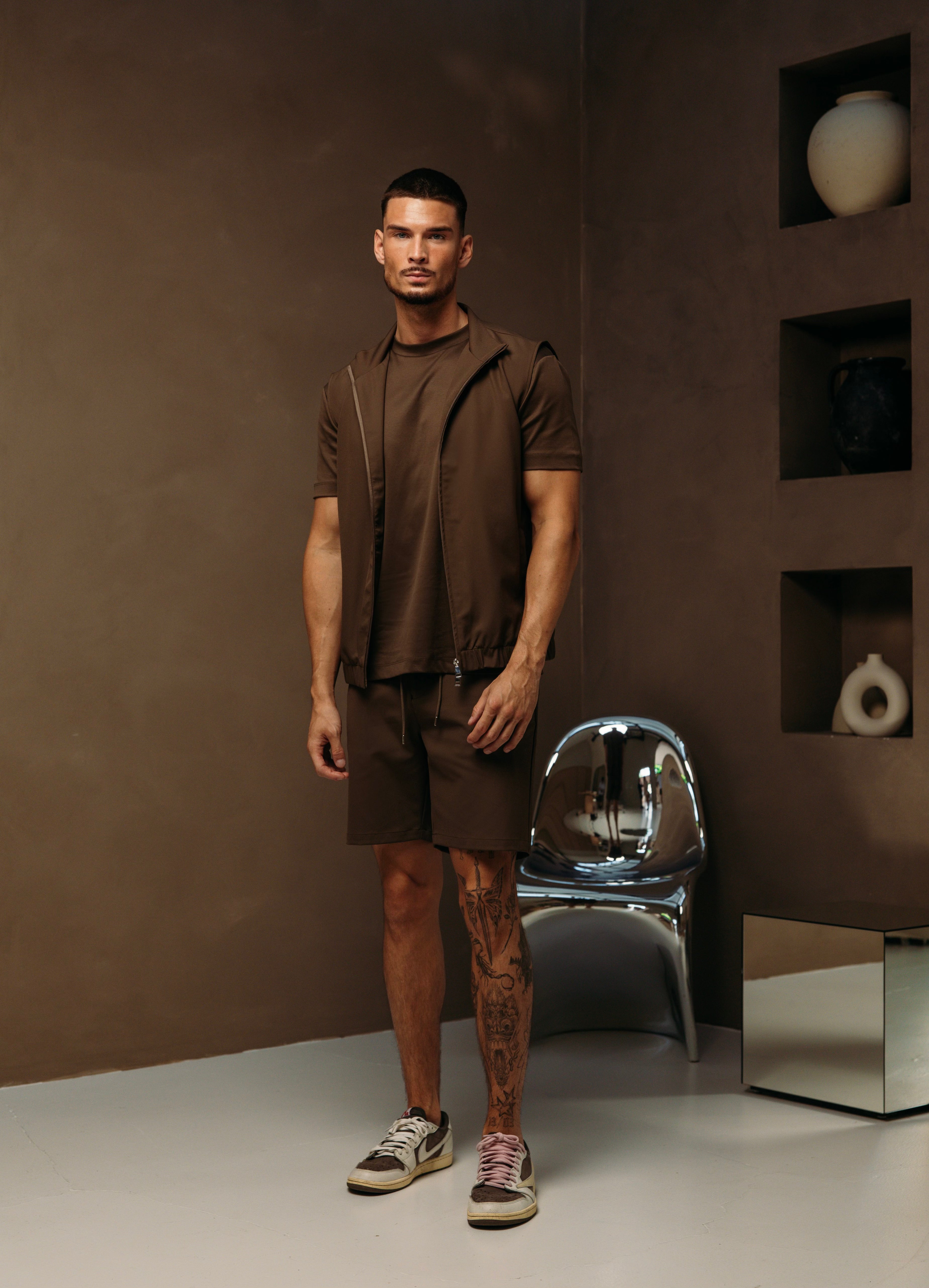 HEREN - Premium Tech Short – Choco