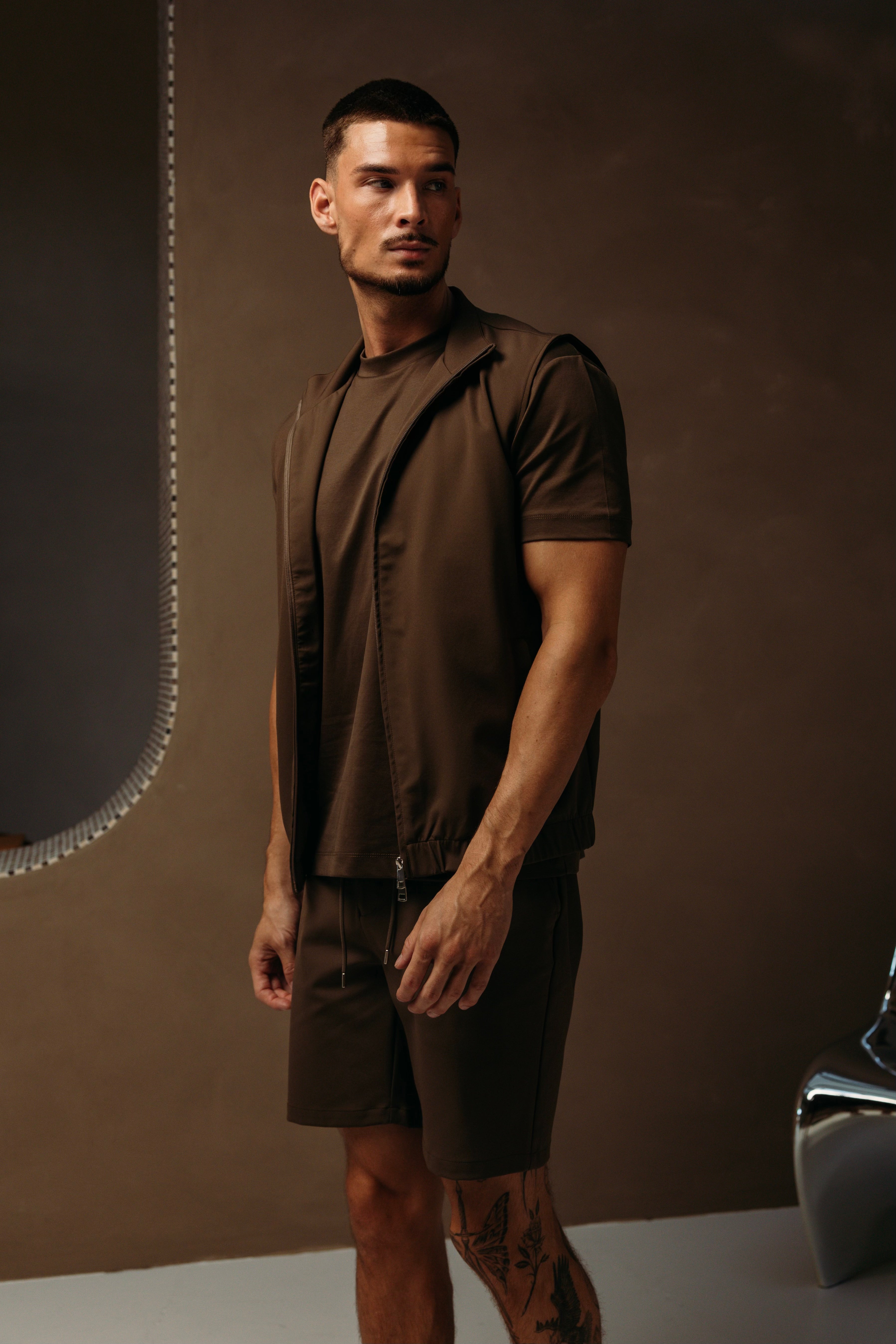 HEREN - Premium Tech Short – Choco