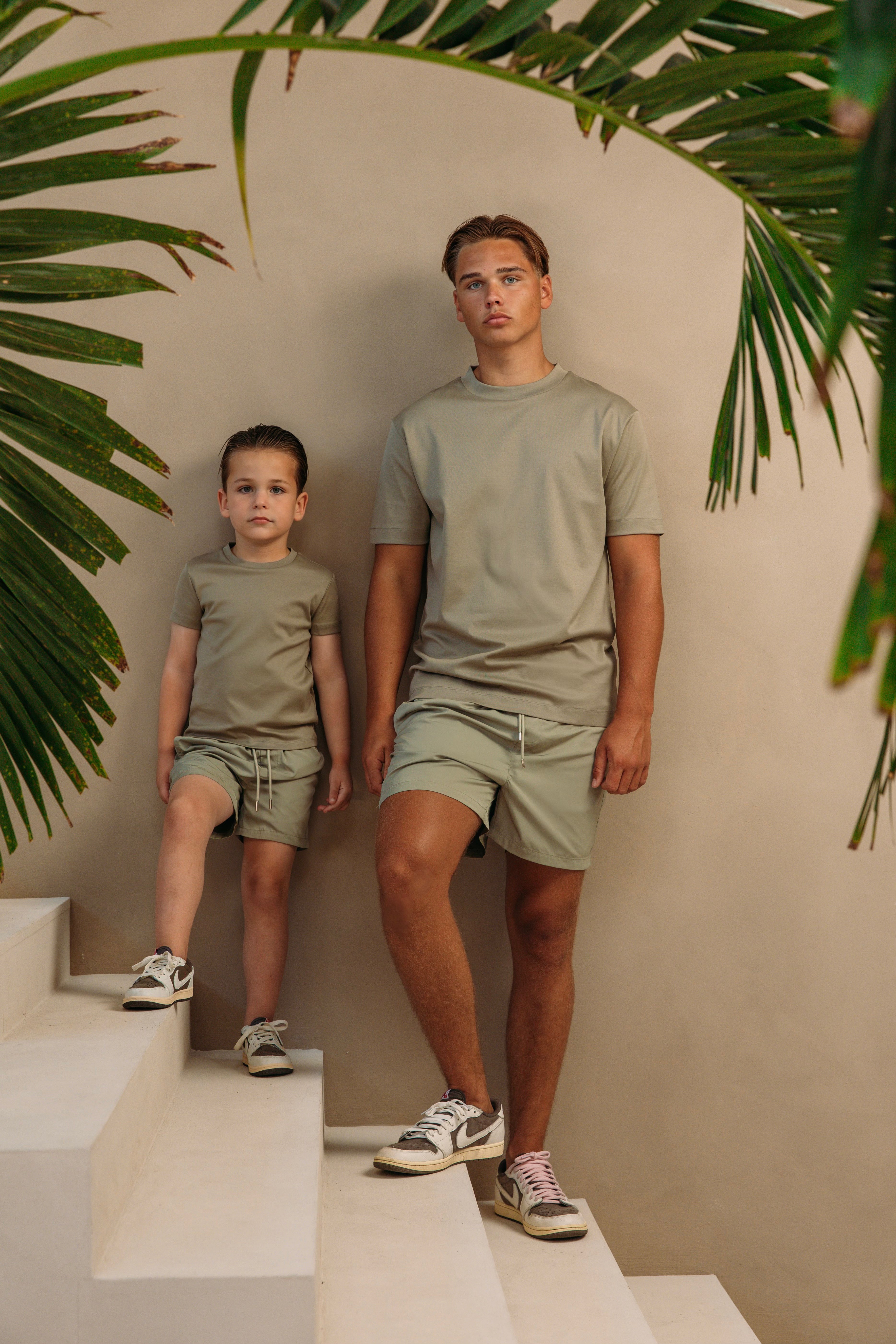 Heren - Double Mercerized T-shirt - Light Green