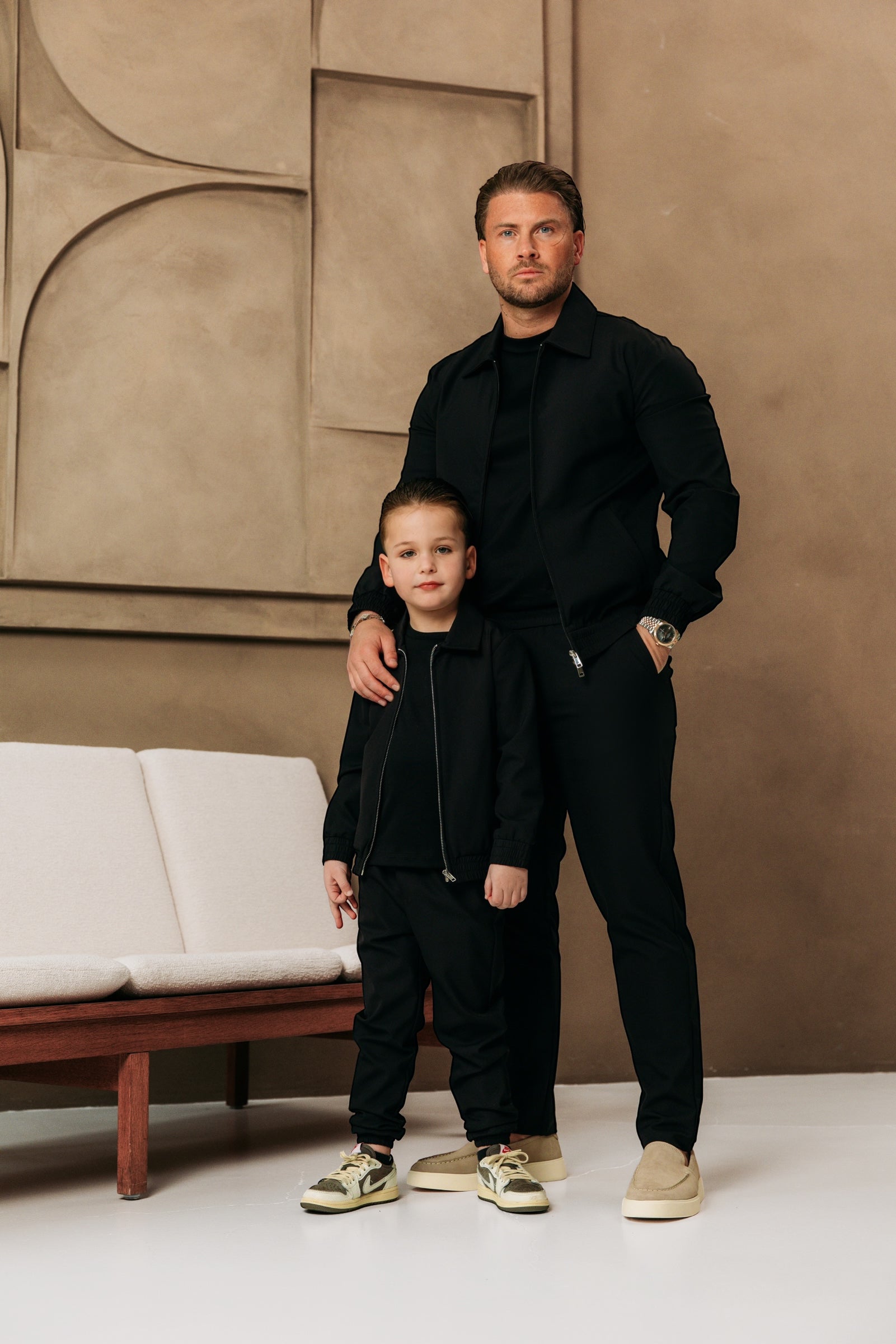 Heren - Premium Tech Suit - Black