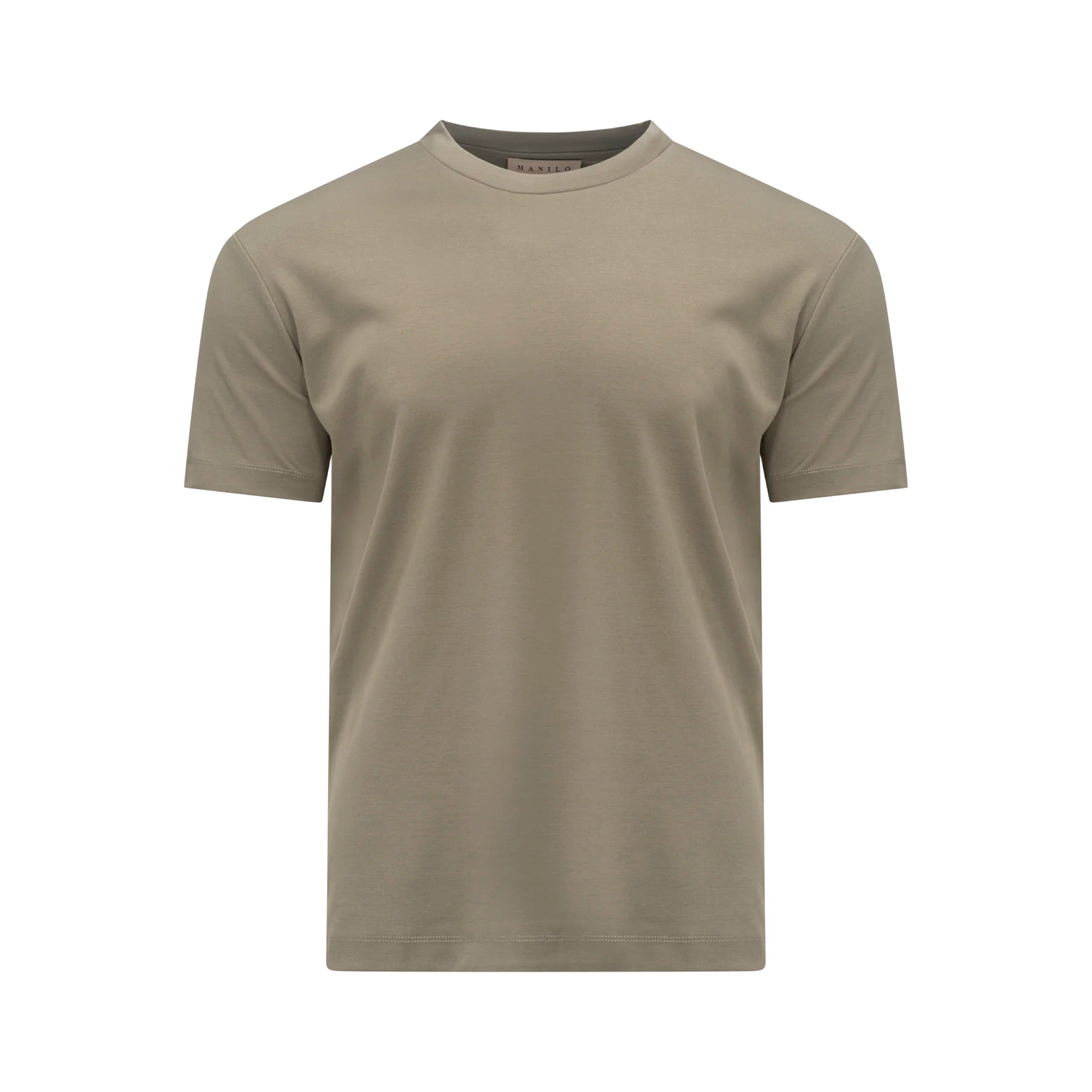 Double Mercerized Glans T-shirt - Light Green