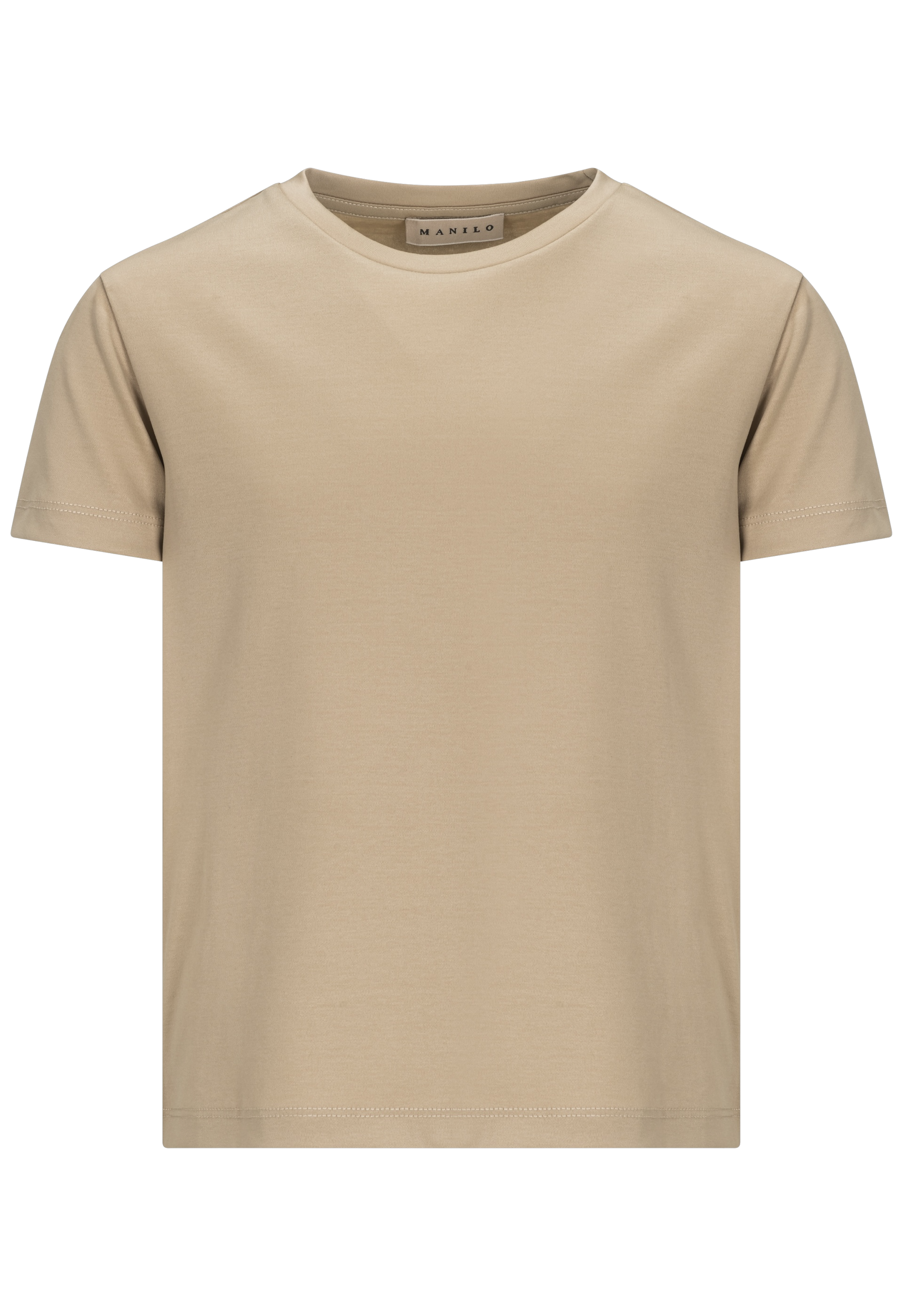 Double Mercerized Glans T-shirt - Champagne