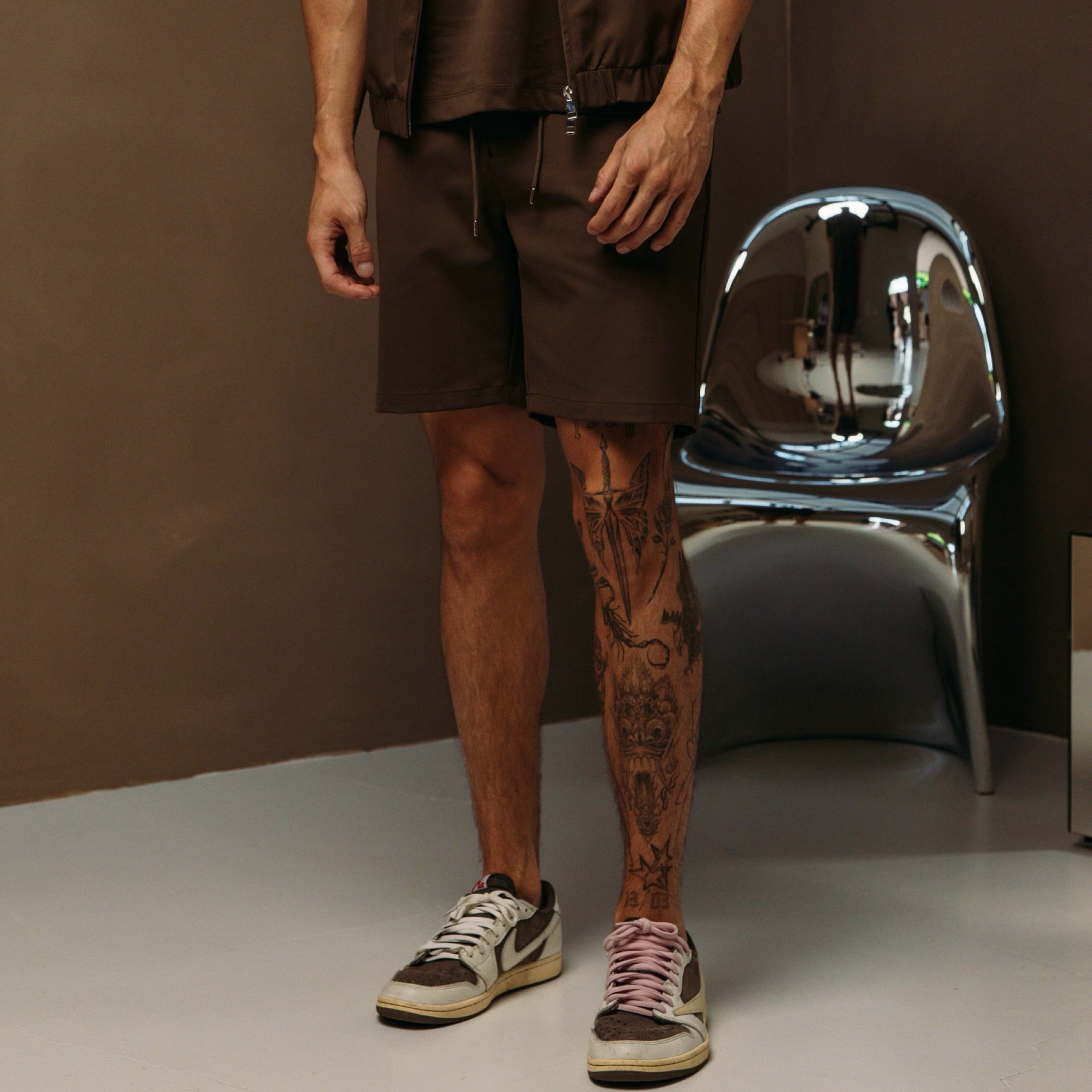 HEREN - Premium Tech Short – Choco