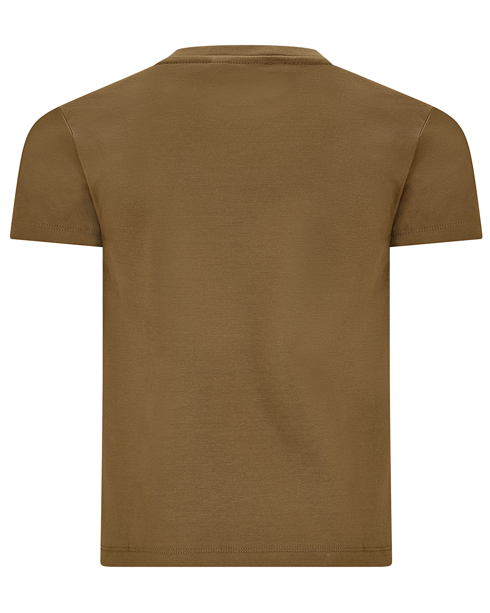 Double Mercerized Glans T-shirt - Desert Brown