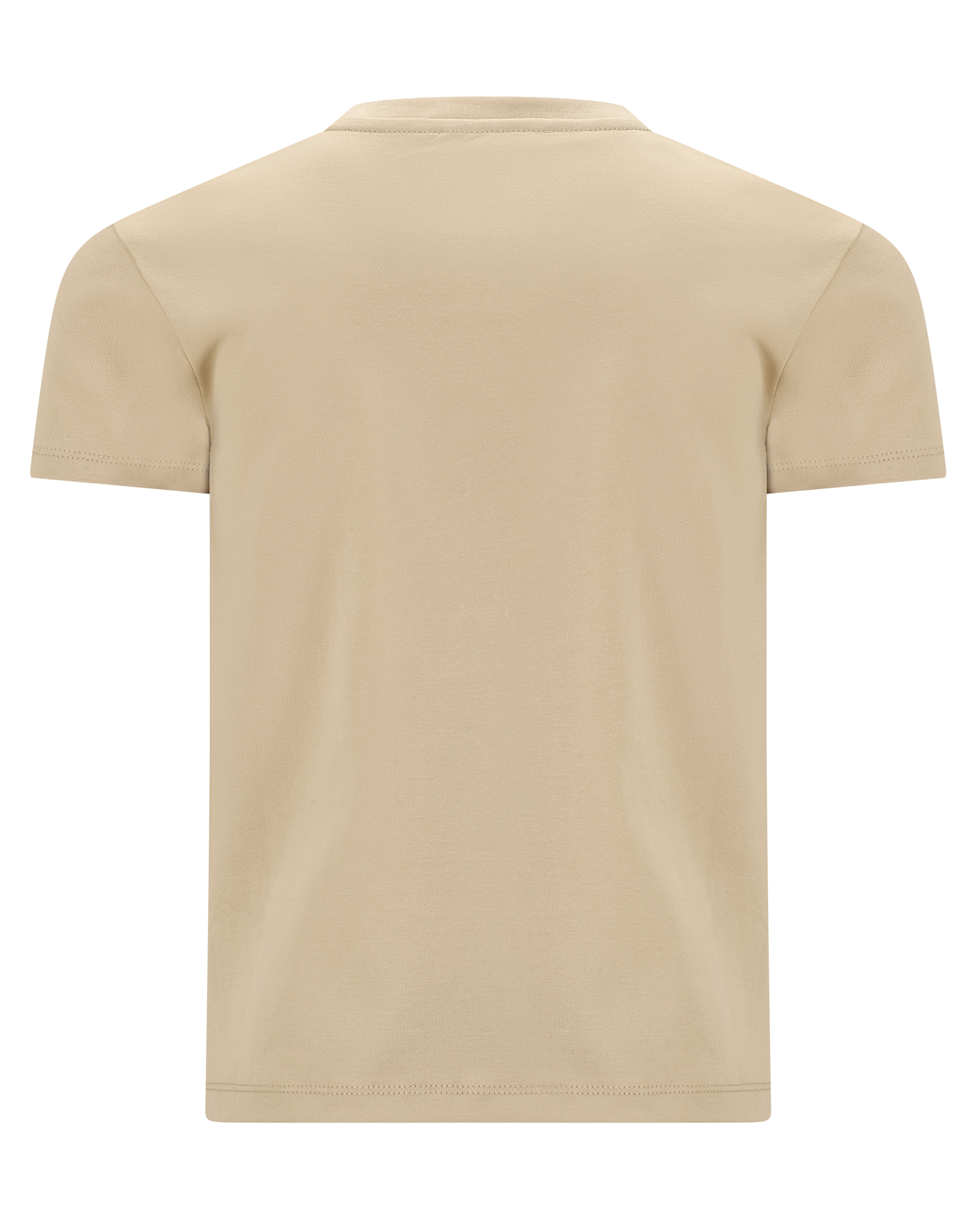Double Mercerized Glans T-shirt - Beige