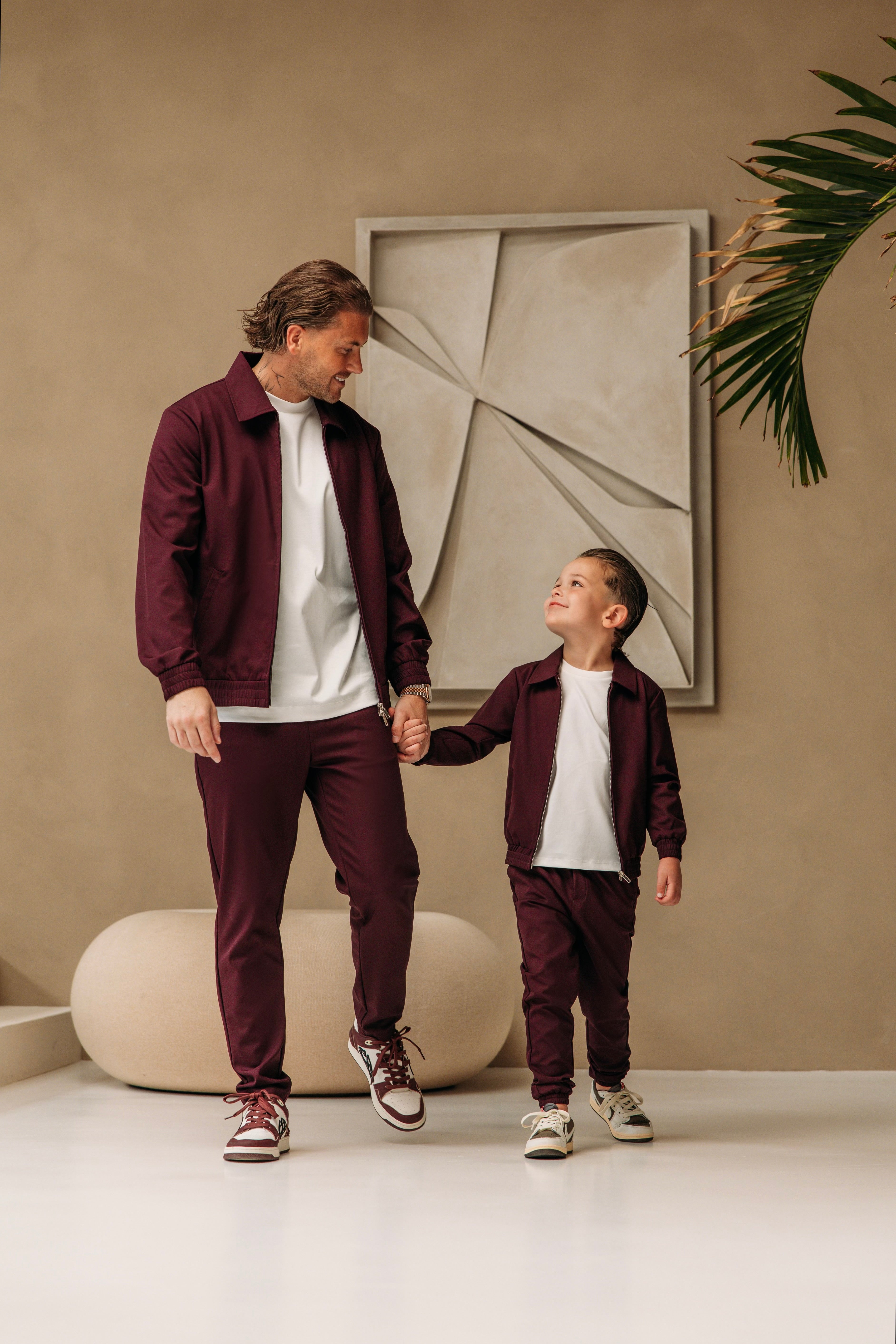 Premium Tech Suit - Aubergine