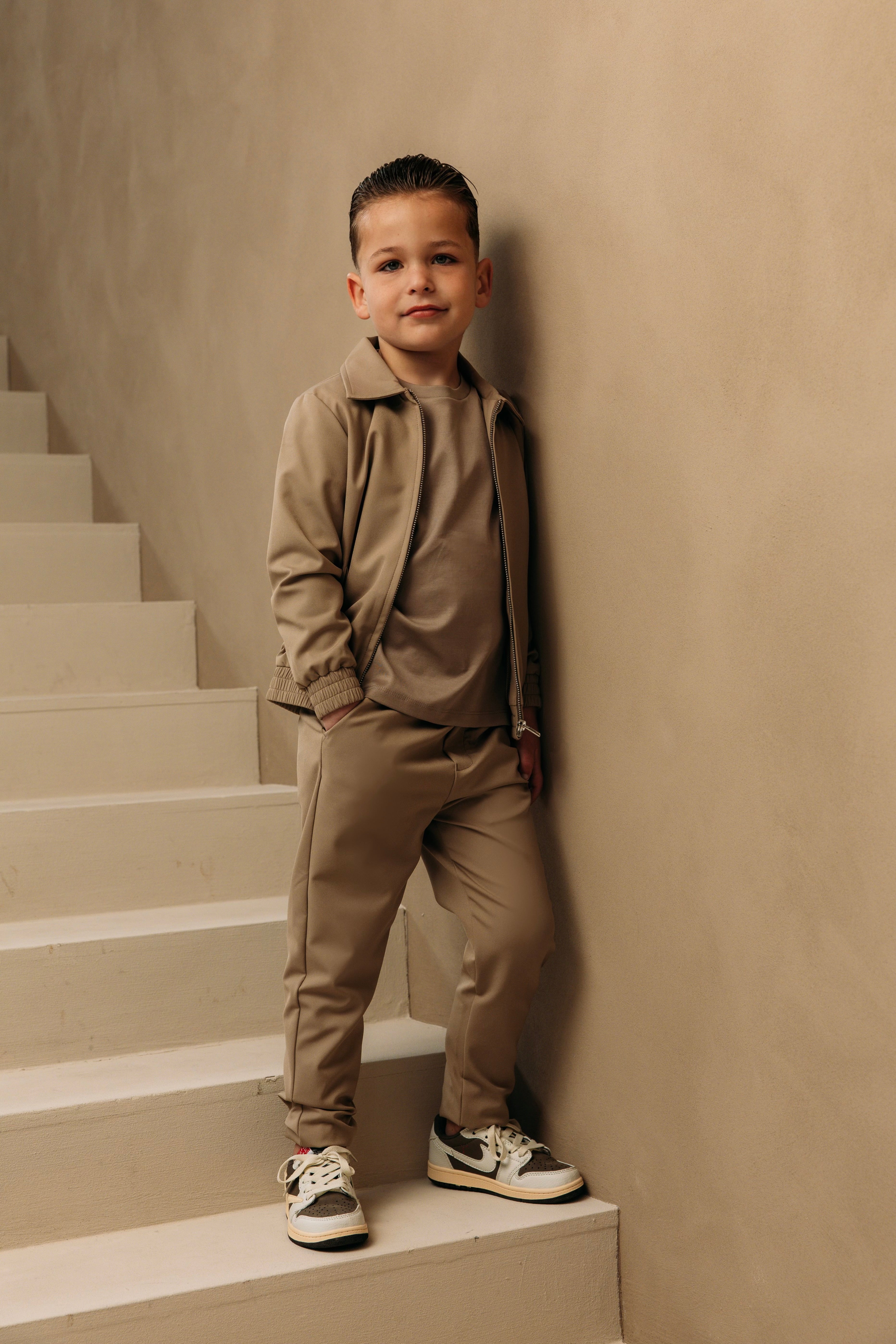 Premium Tech Suit - Taupe