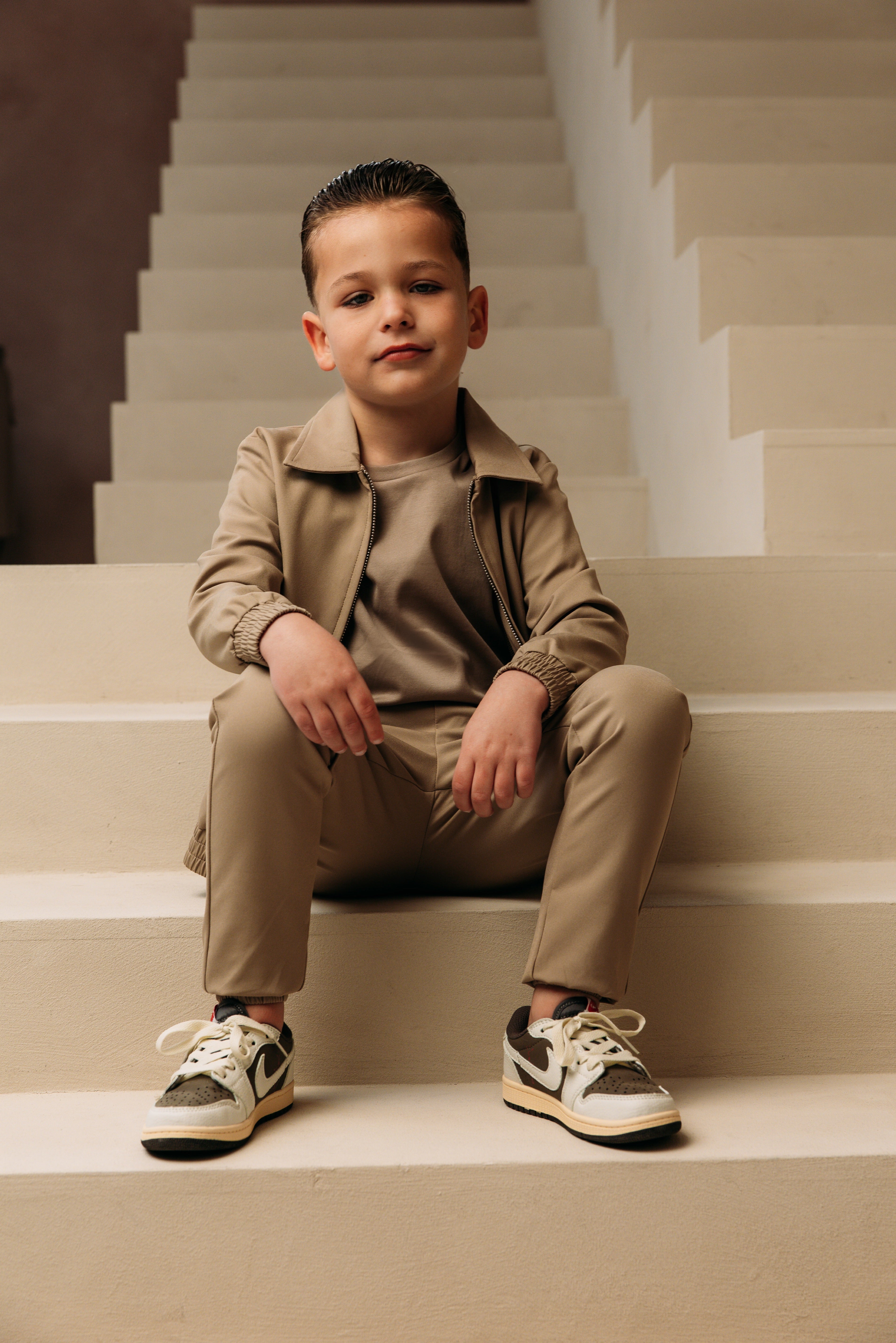 Premium Tech Suit - Taupe