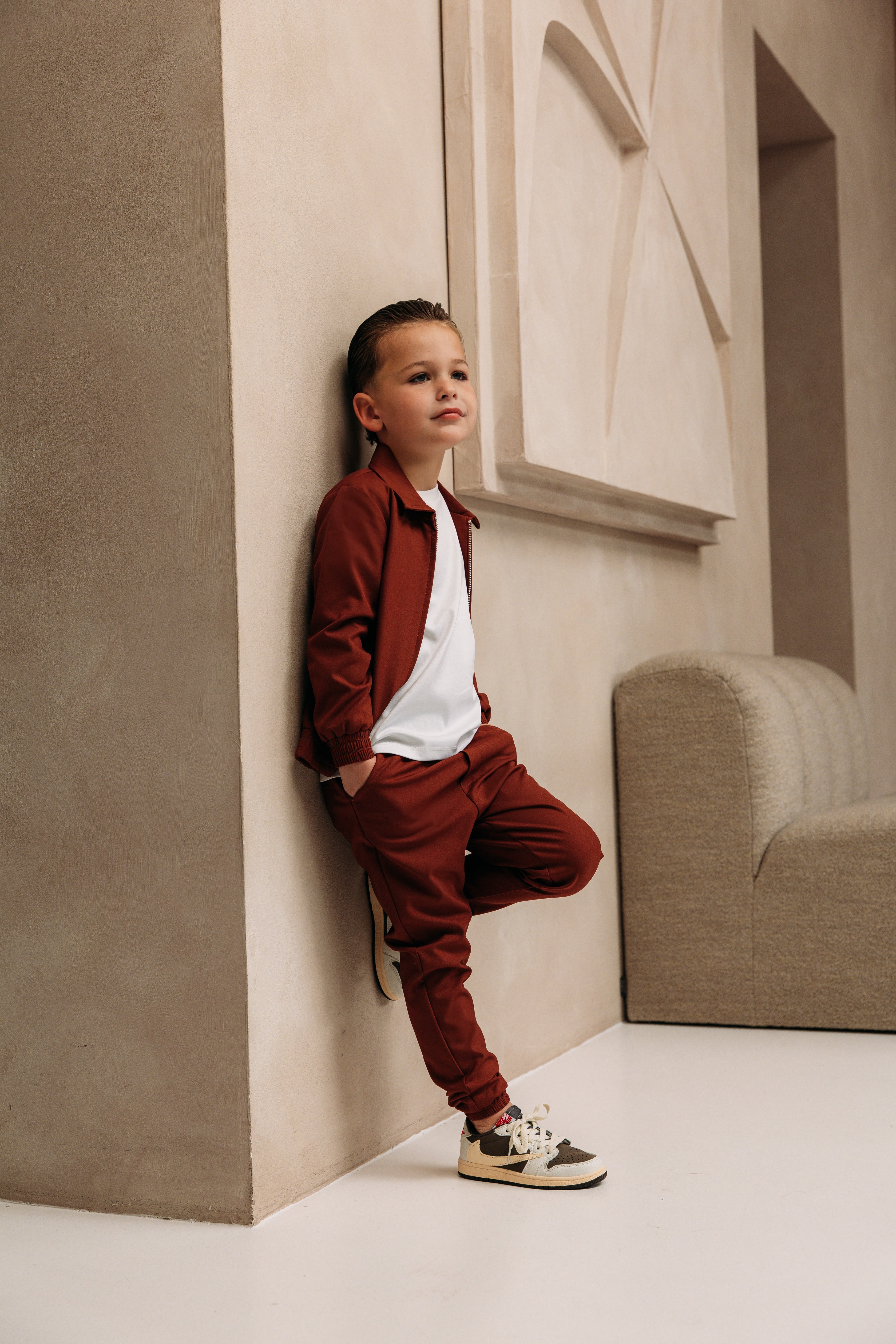 Premium Tech Suit - Rusty Brown