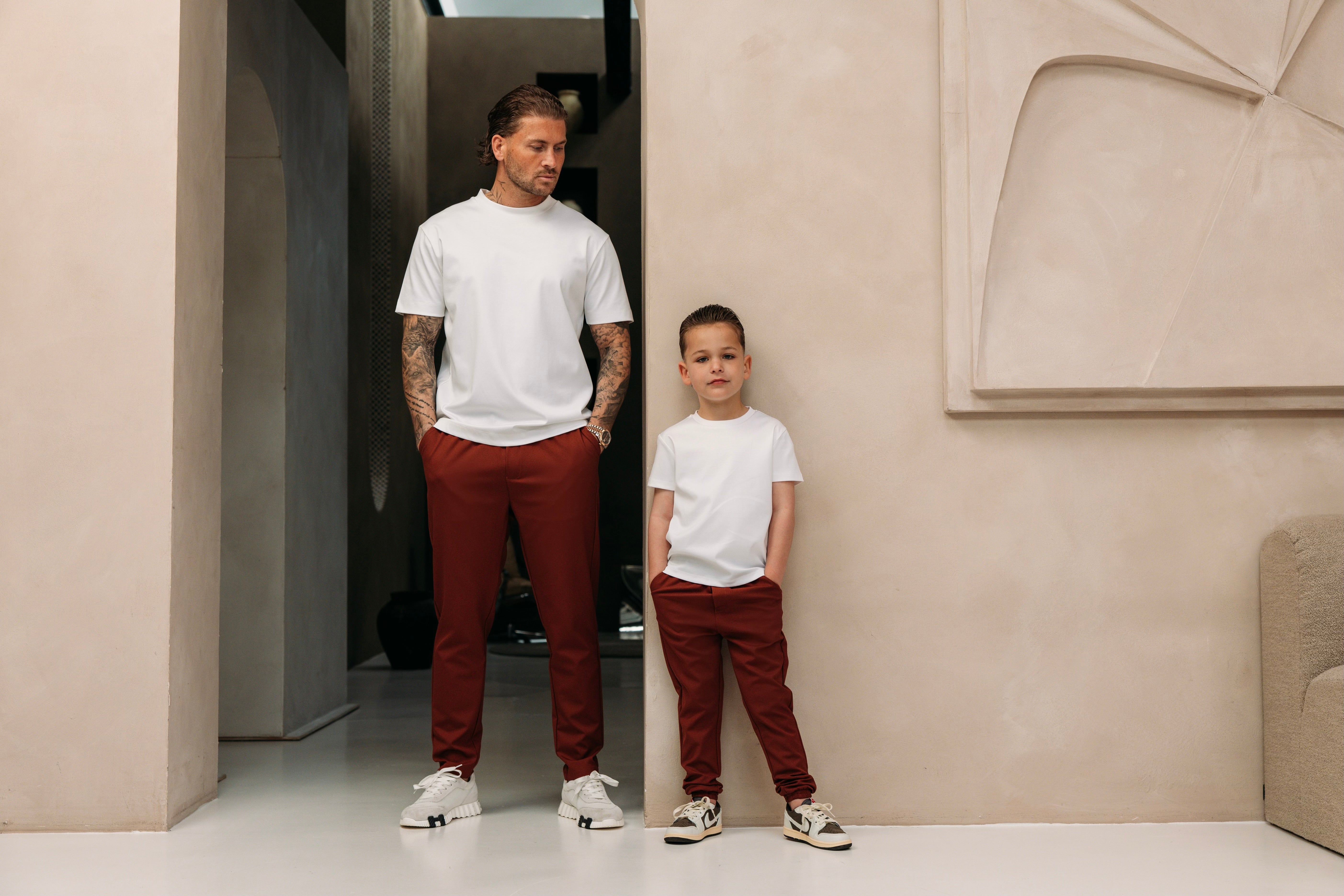 Heren - Double Mercerized T-shirt - White