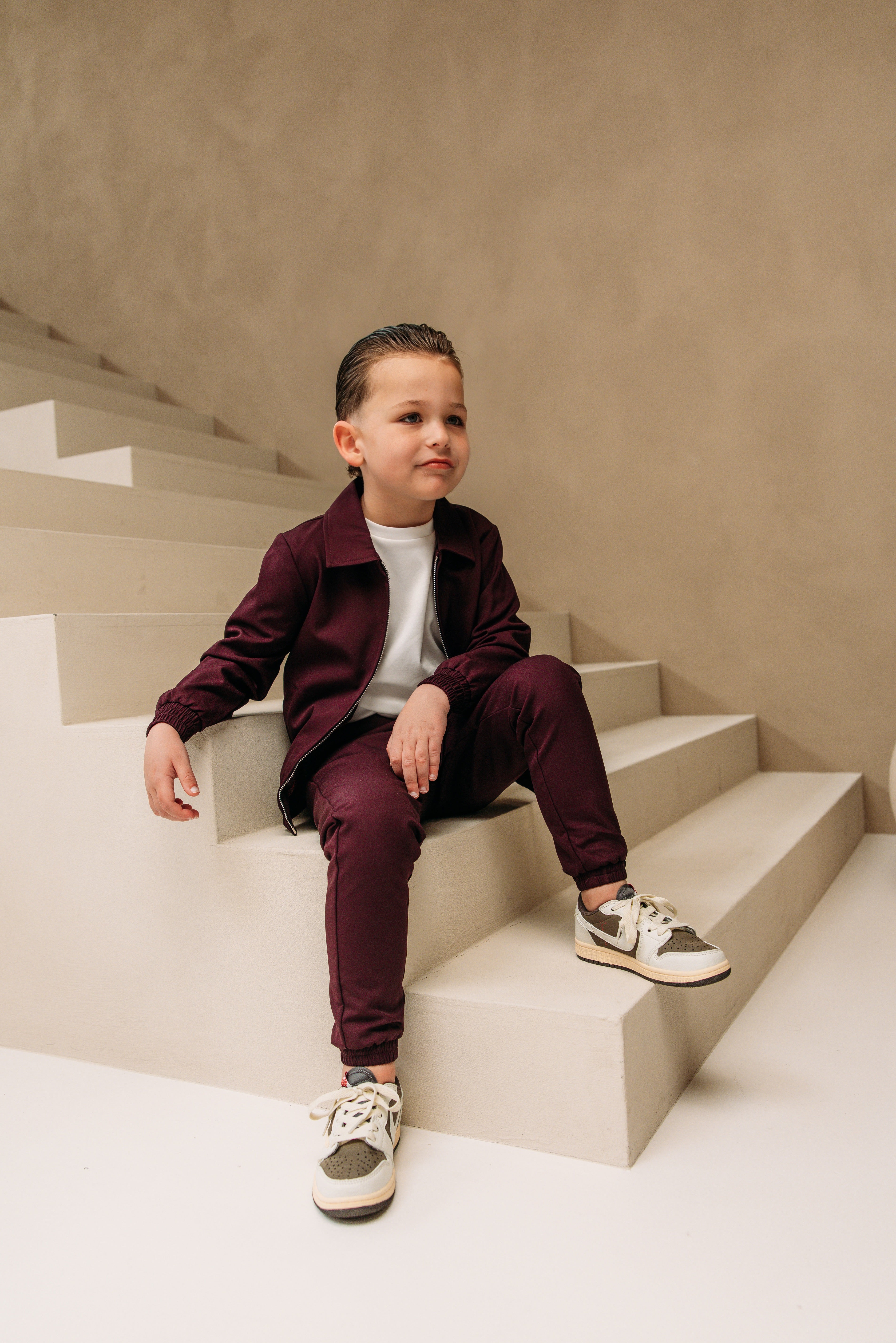 Premium Tech Suit - Aubergine