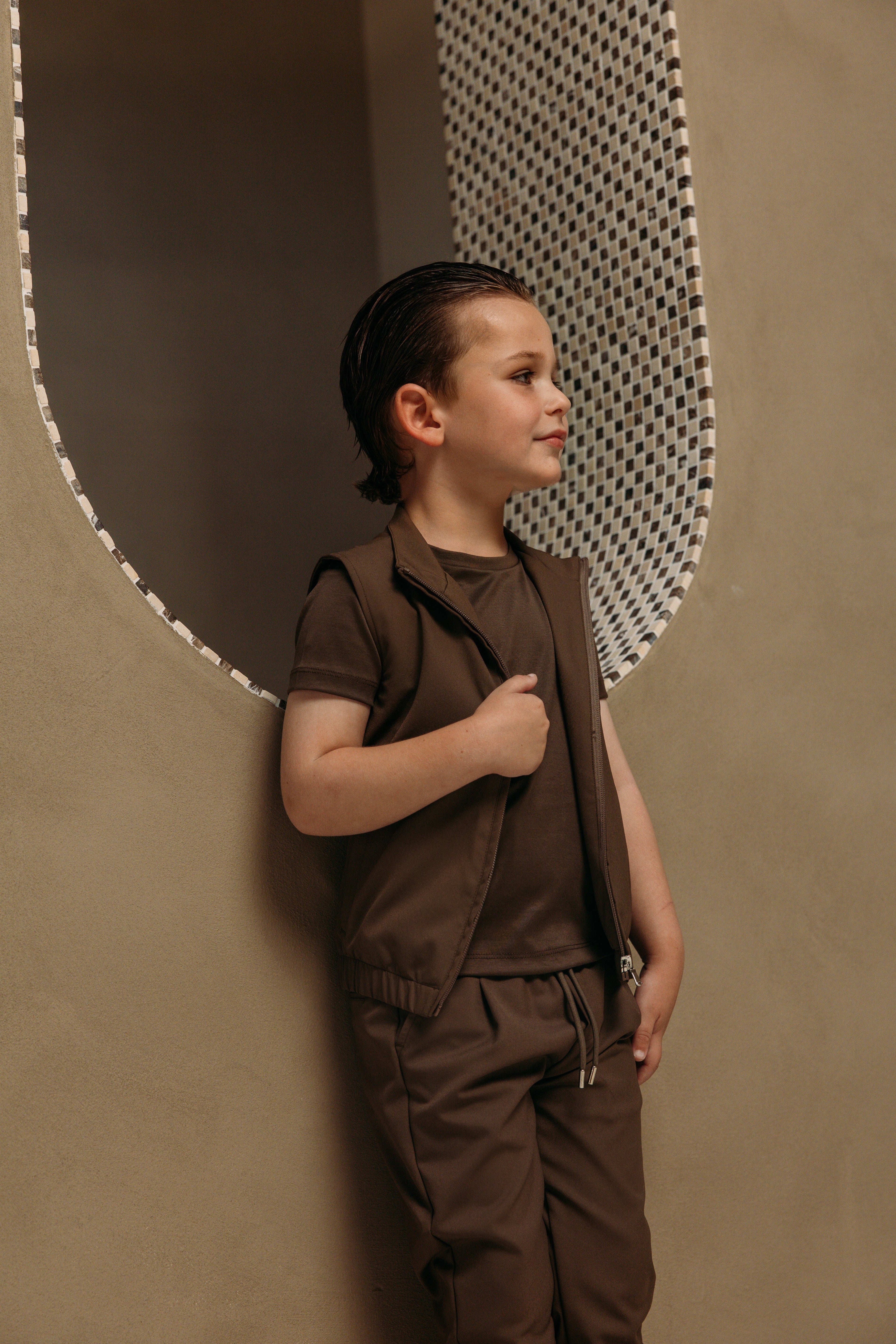 Premium Tech Gilet – Choco