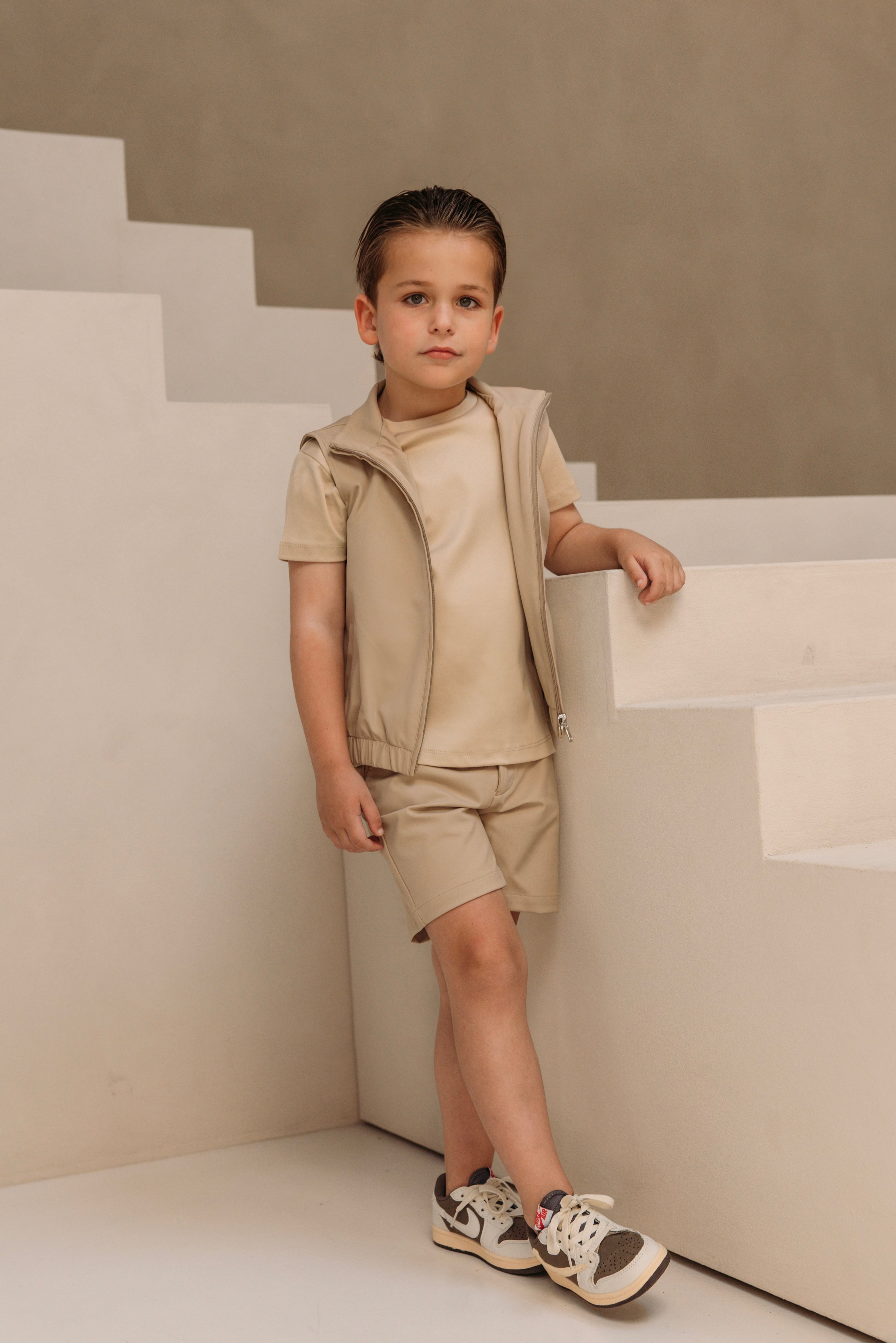 Premium Tech Short - Beige