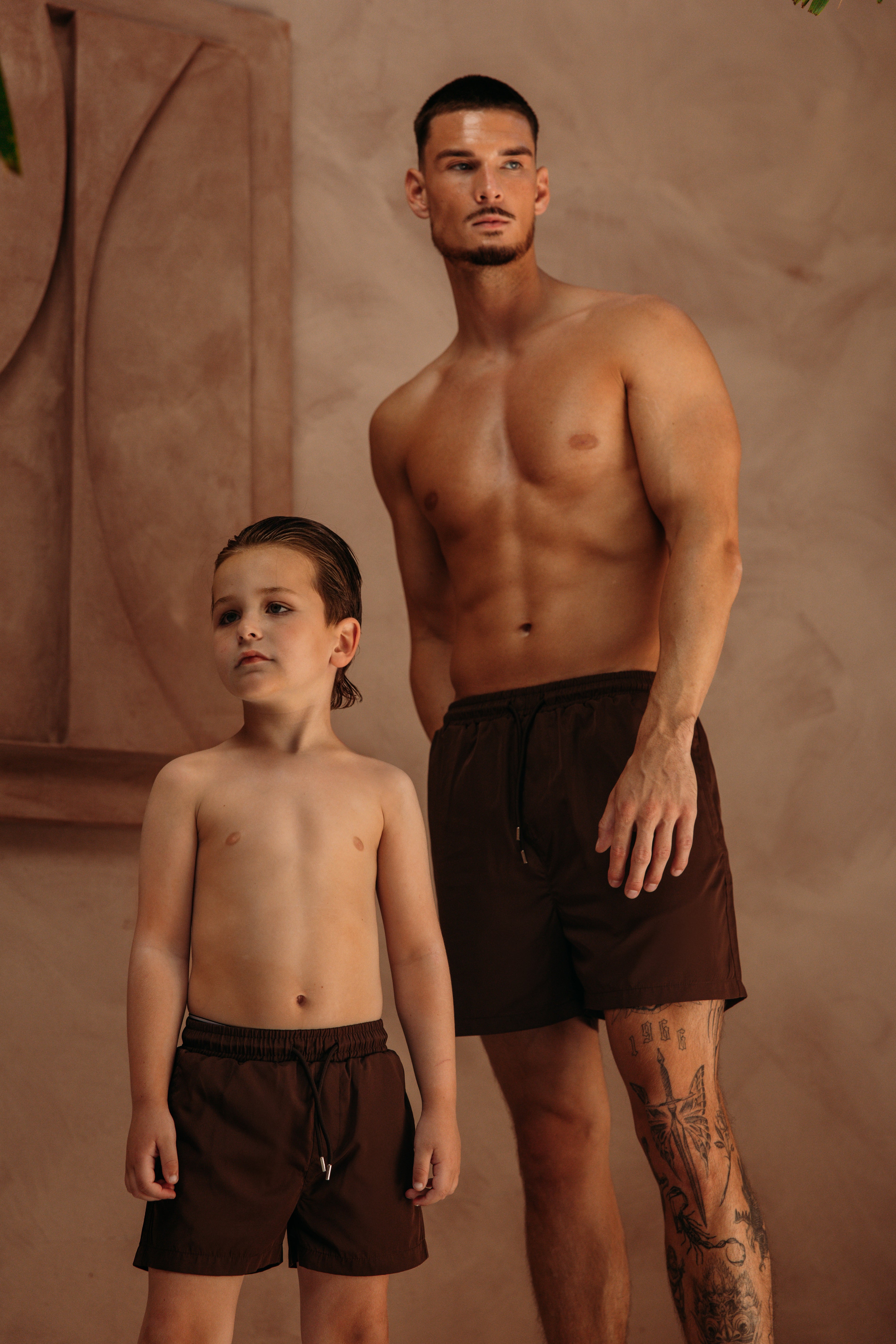 HEREN - Smart Glans Swimshort - Choco