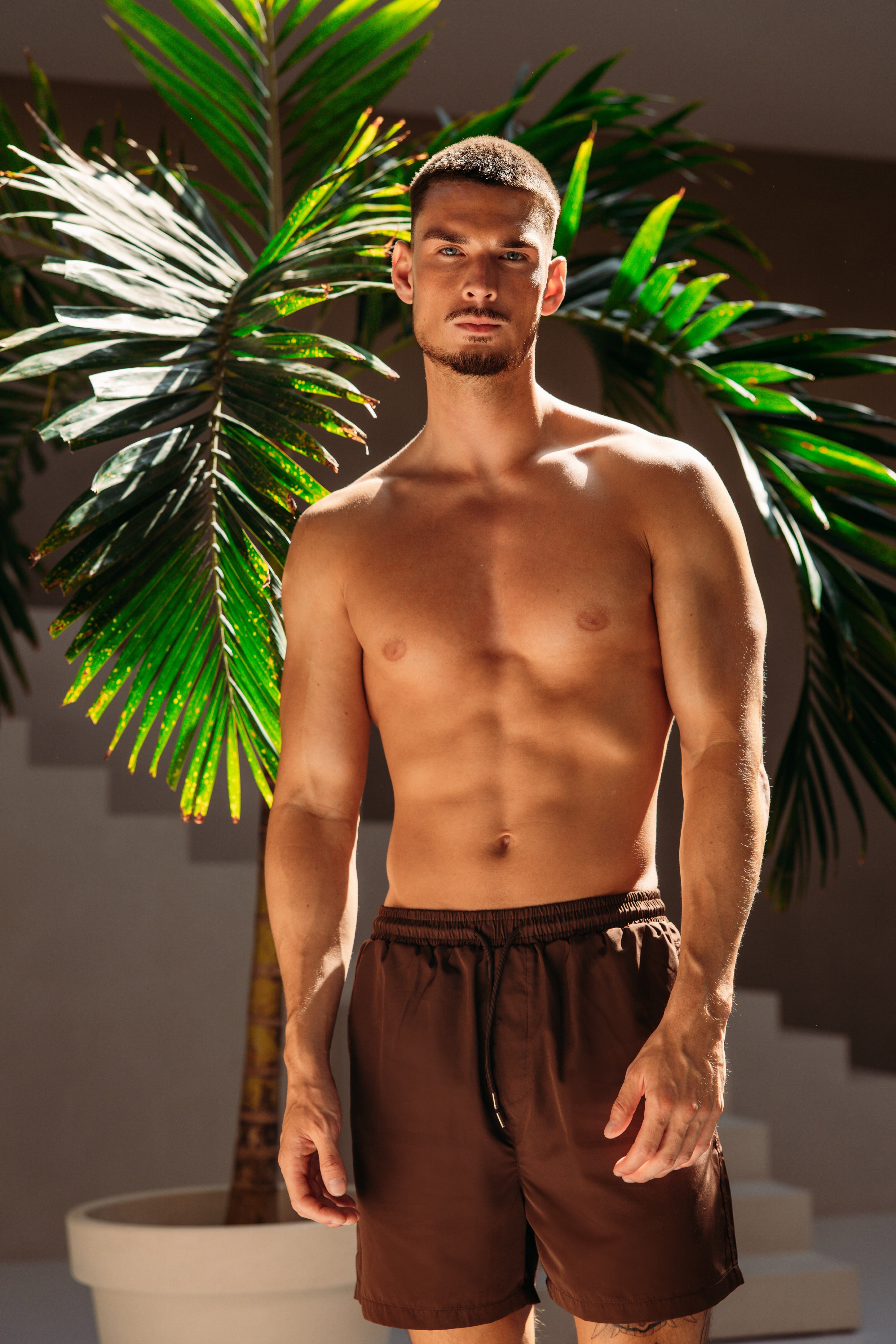 HEREN - Smart Glans Swimshort - Choco