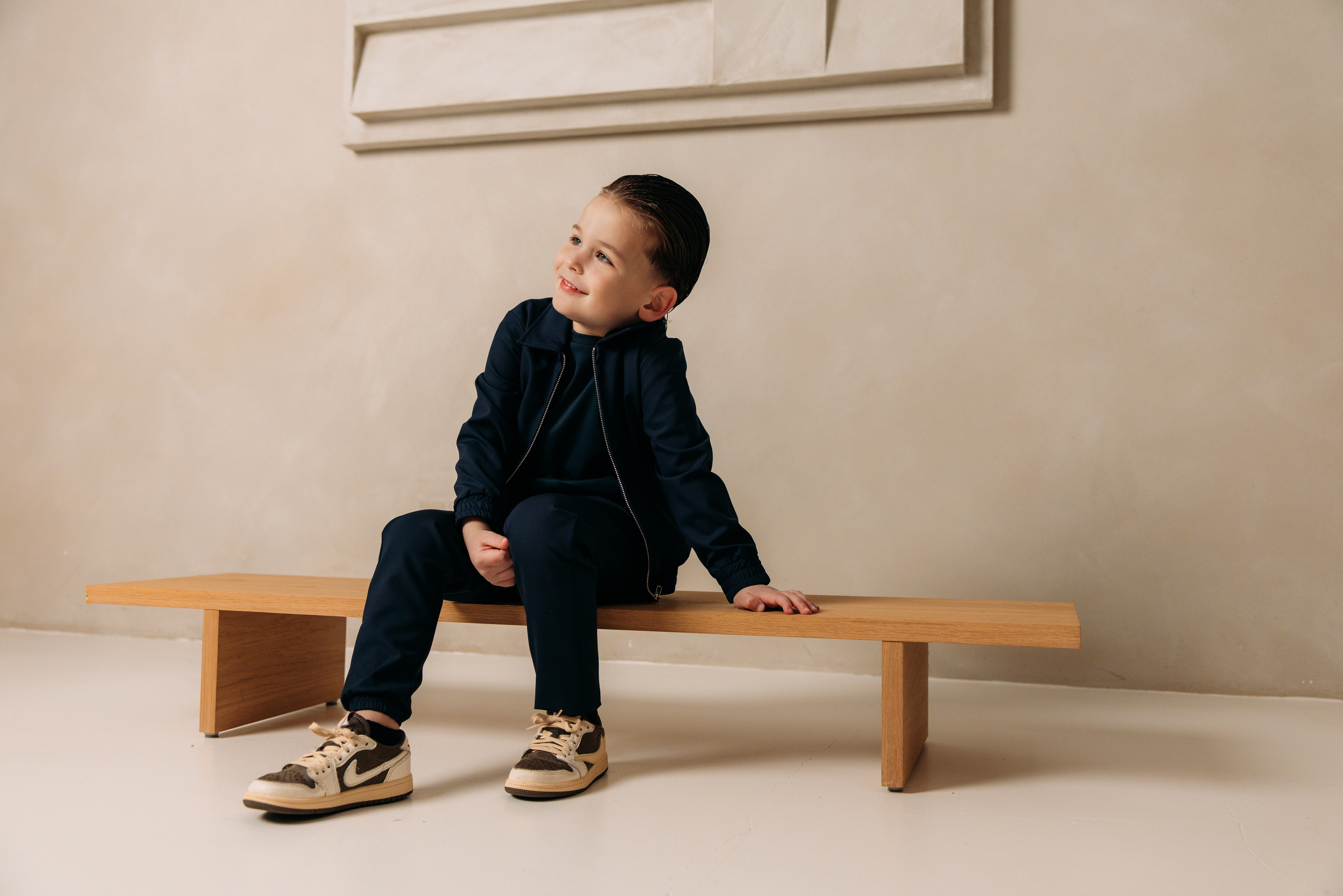 A Premium Tech Suit - Navy