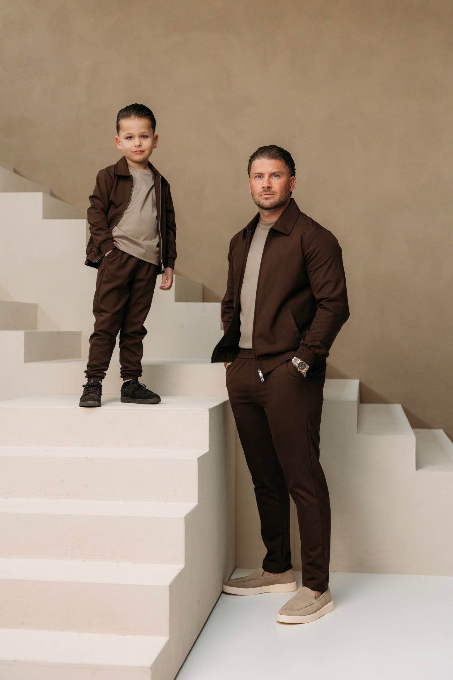 A Premium Tech Suit - Choco