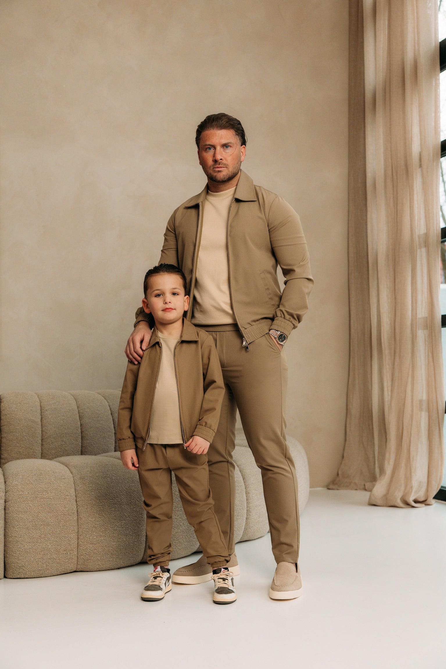A Premium Tech Suit - Khaki/Beige