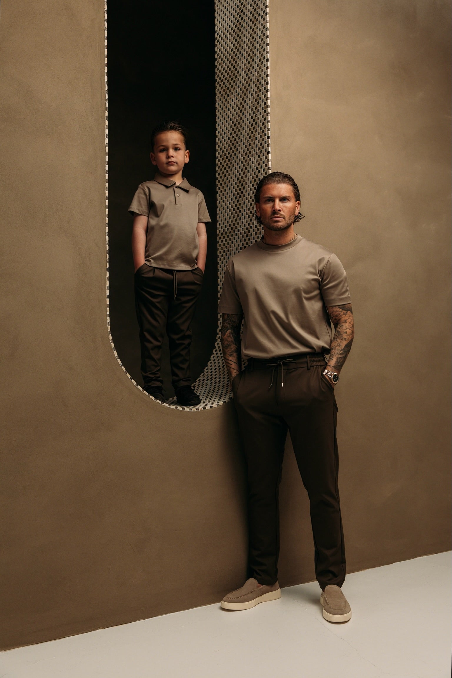Heren - Smart Tech Pants - Choco