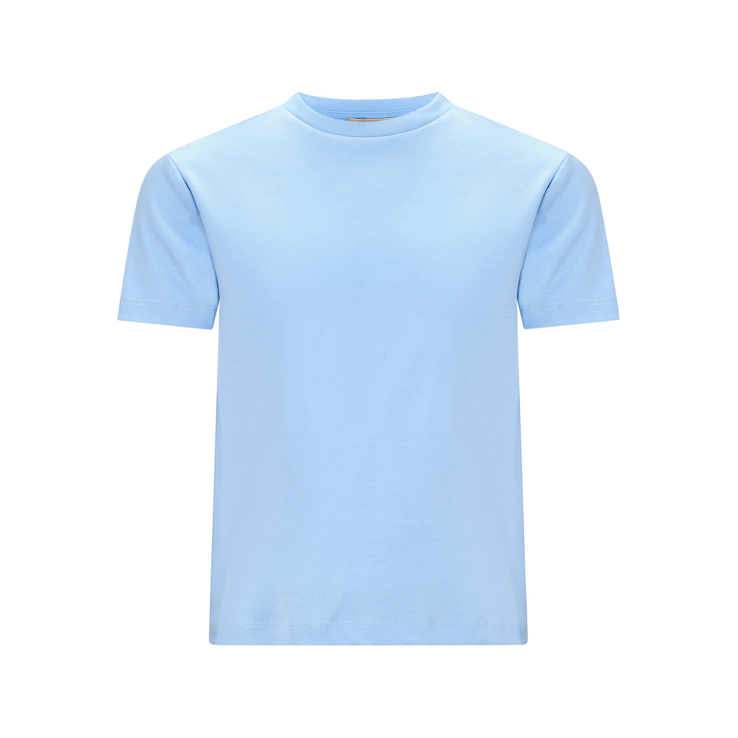 Double Mercerized Glans T-shirt - SkyBlue