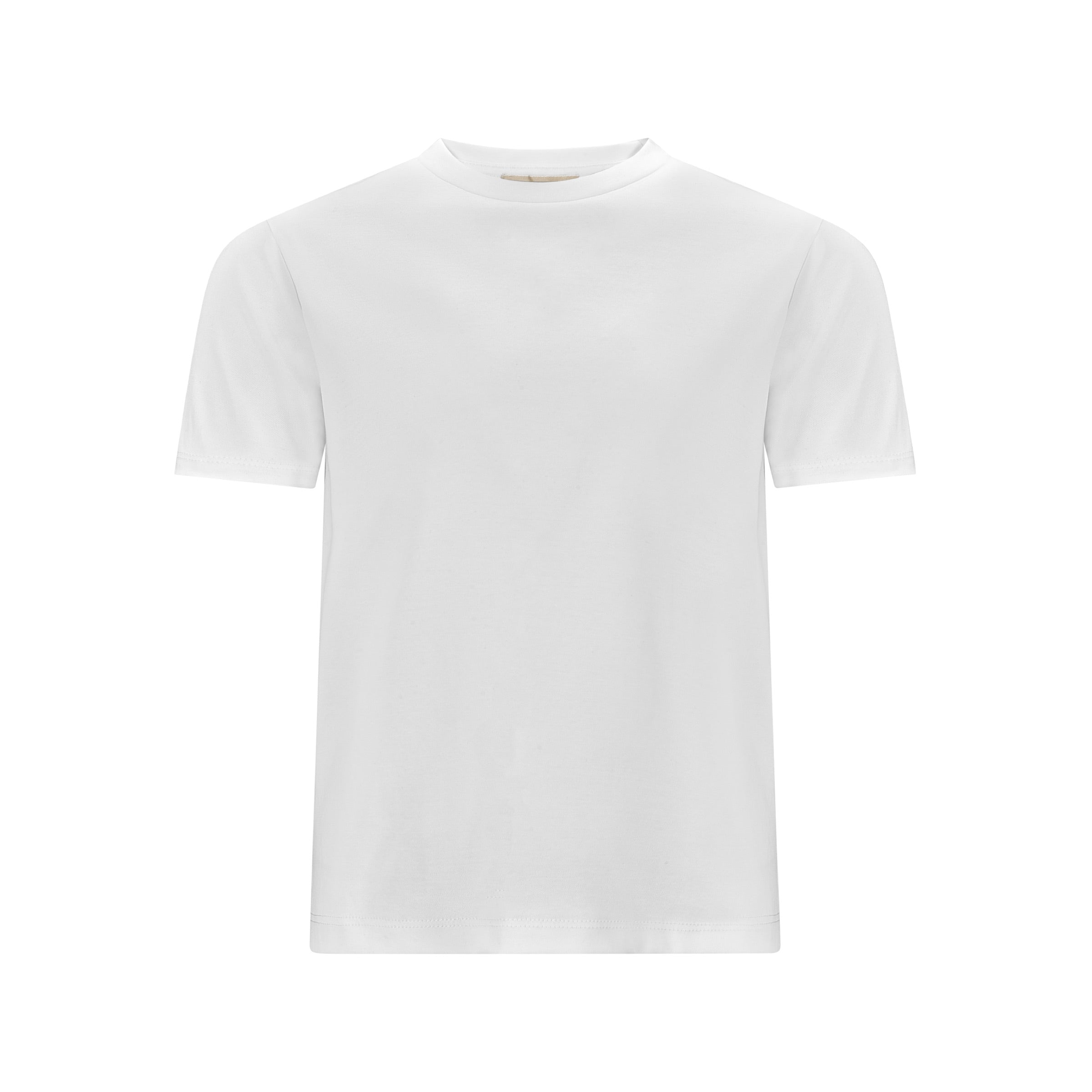 Double Mercerized Glans T-shirt - White