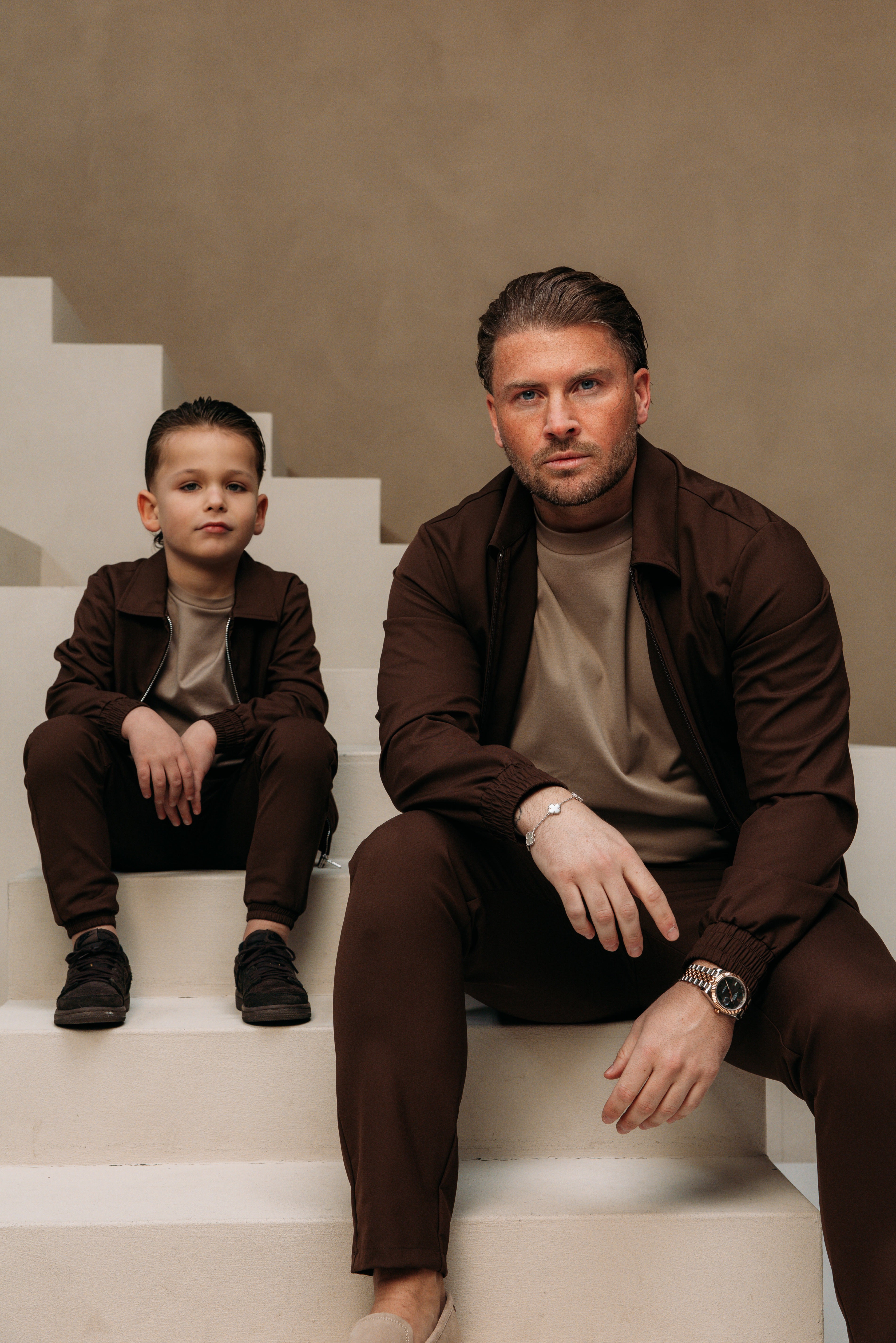 A Premium Tech Suit - Choco