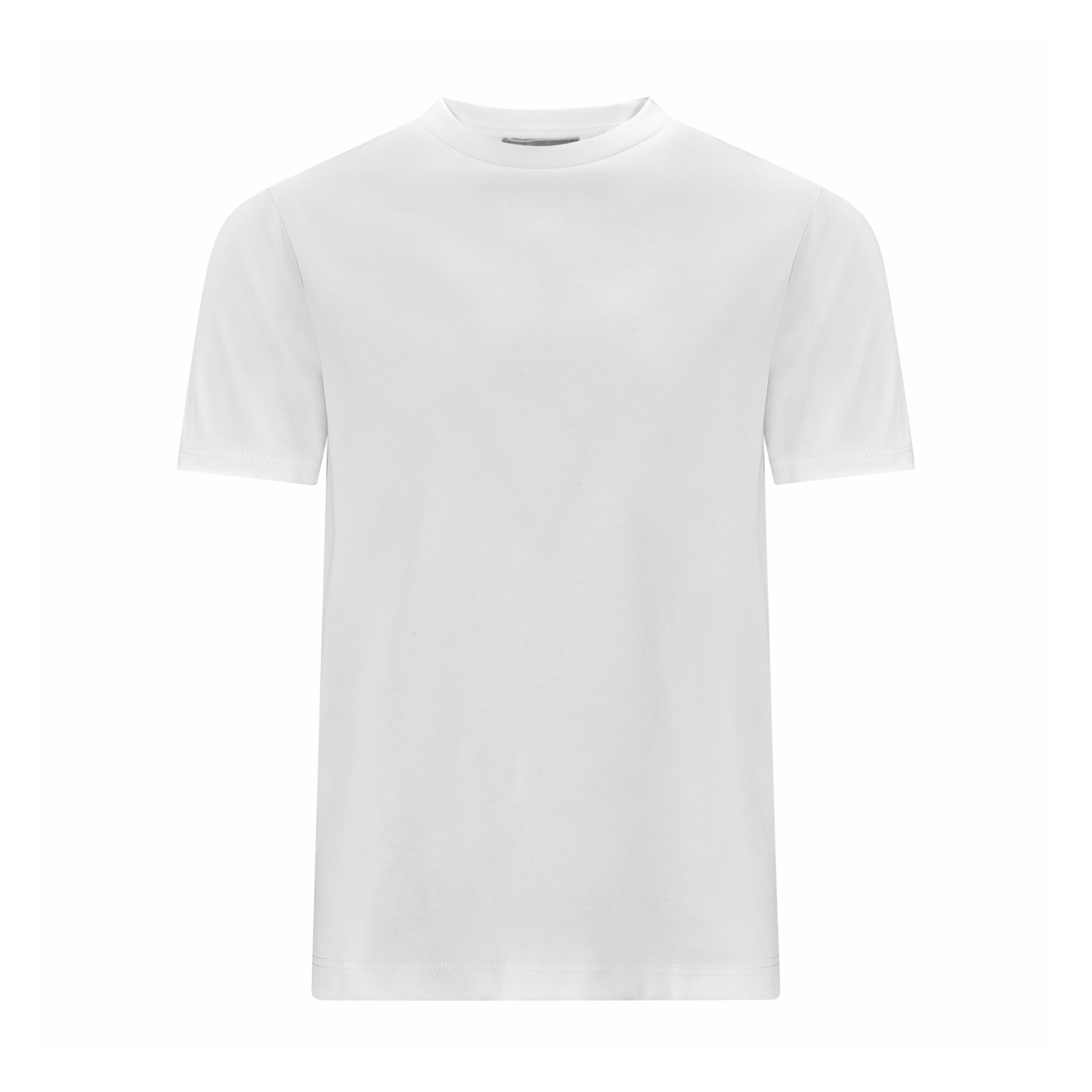 Heren - Double Mercerized T-shirt - White
