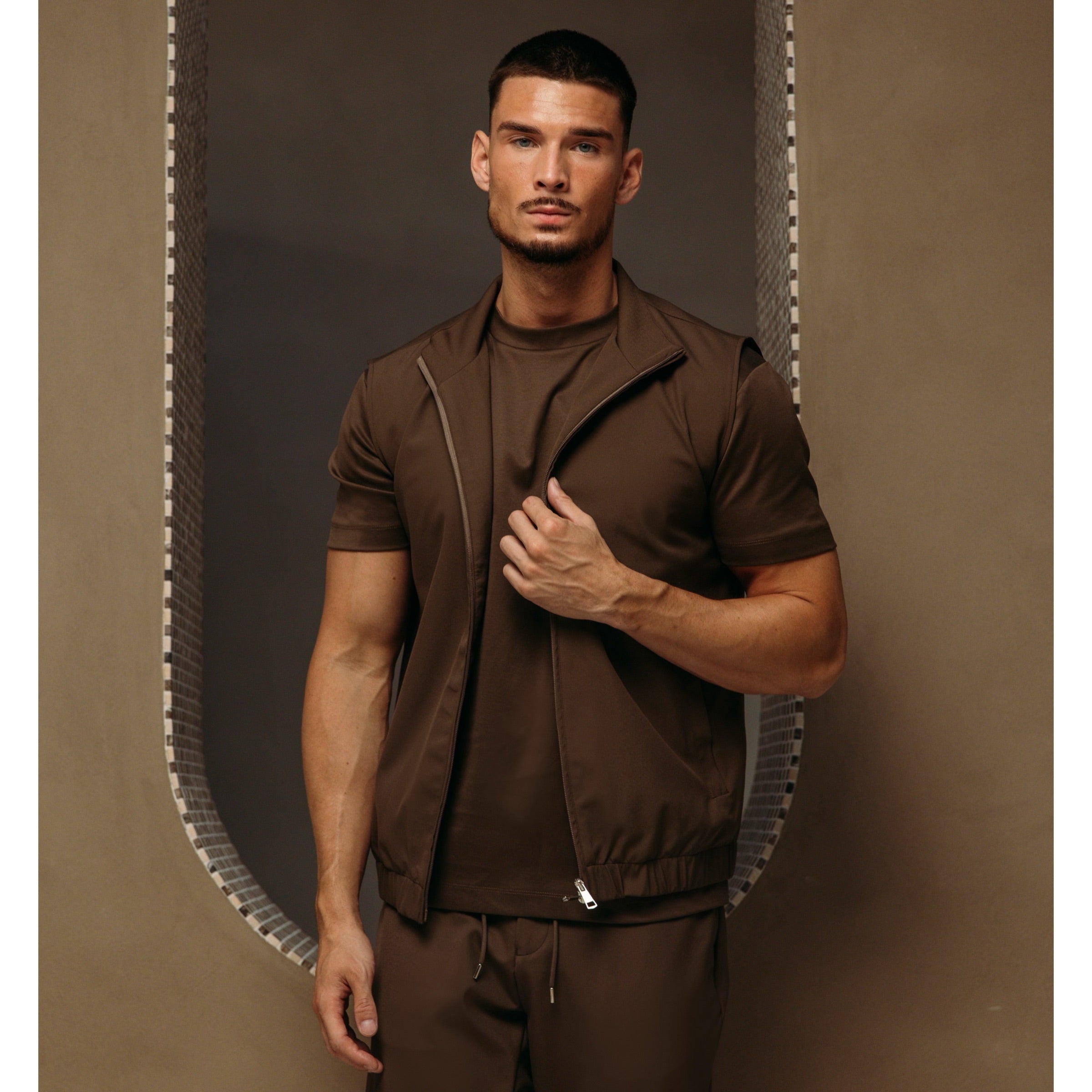 HEREN - Premium Tech Gilet – Choco