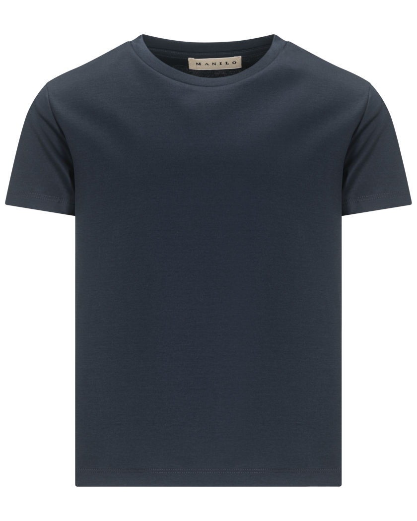Heren - Double Mercerized T-shirt - Navy