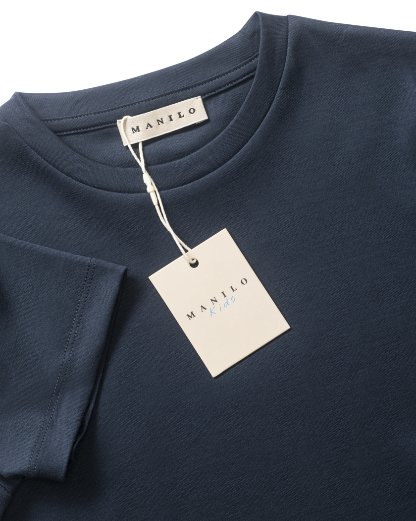 Heren - Double Mercerized T-shirt - Navy