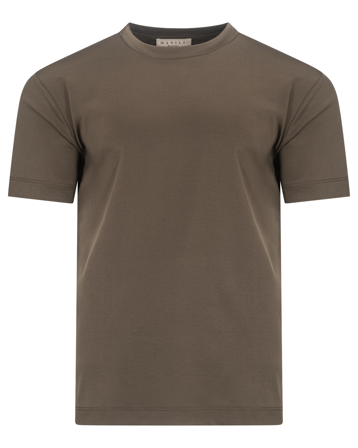 Heren - Double Mercerized T-shirt - Choco Coffee