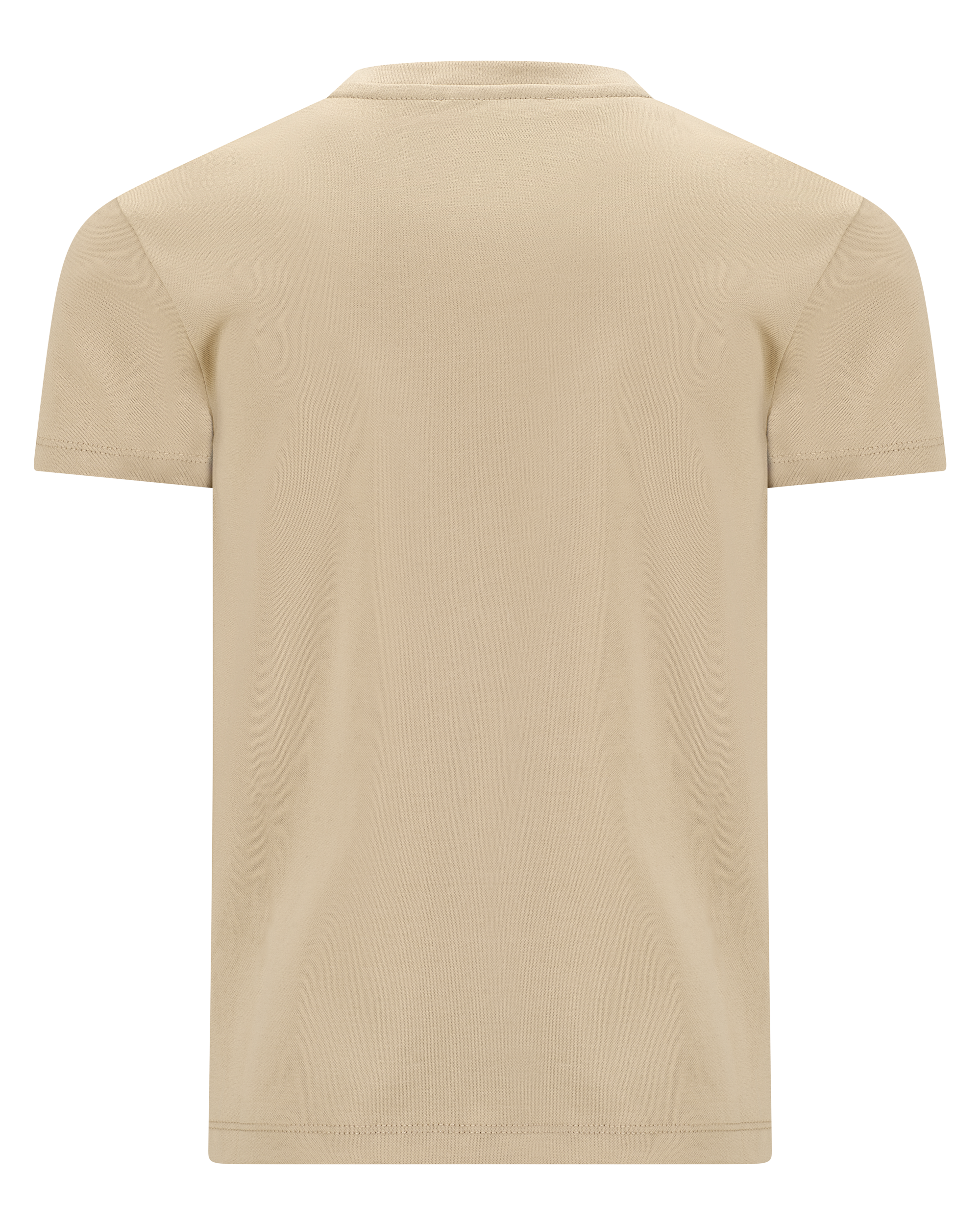 Heren - Double Mercerized T-shirt - Beige