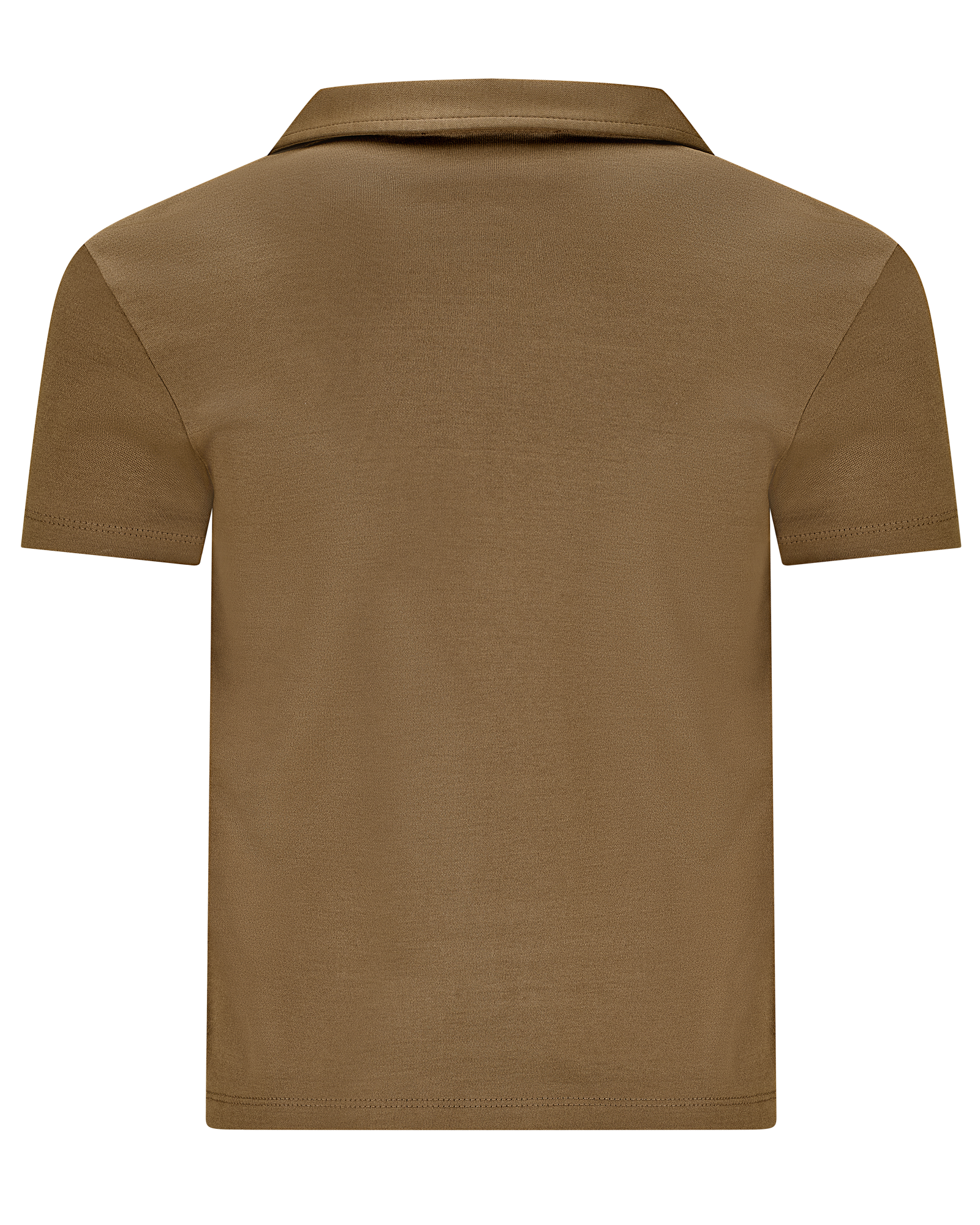 Mercerized Glans Polo - Desert Brown