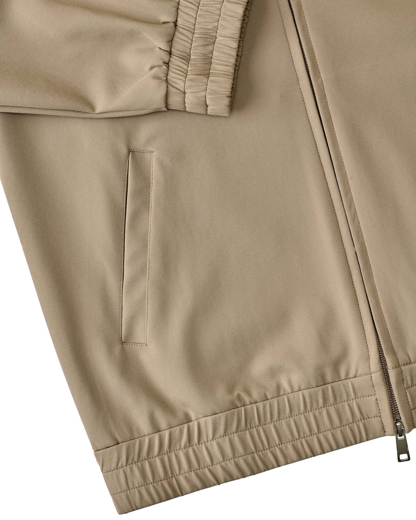 Heren - Premium Tech Suit - Taupe