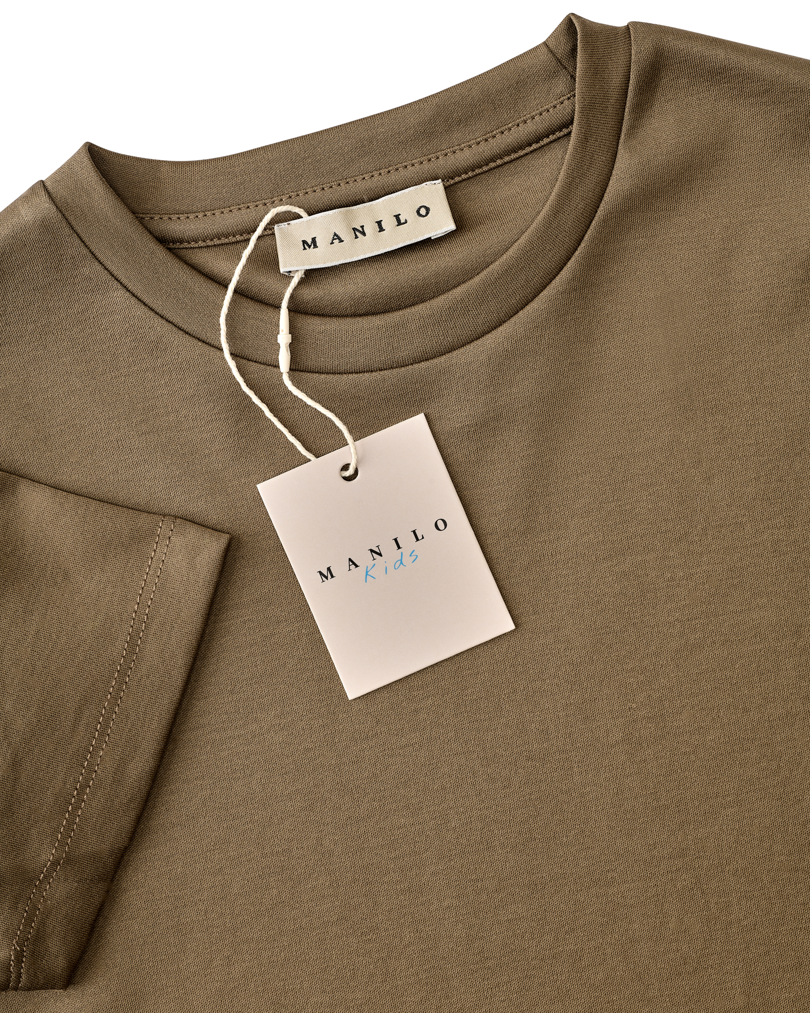 Double Mercerized Glans T-shirt - Desert Brown