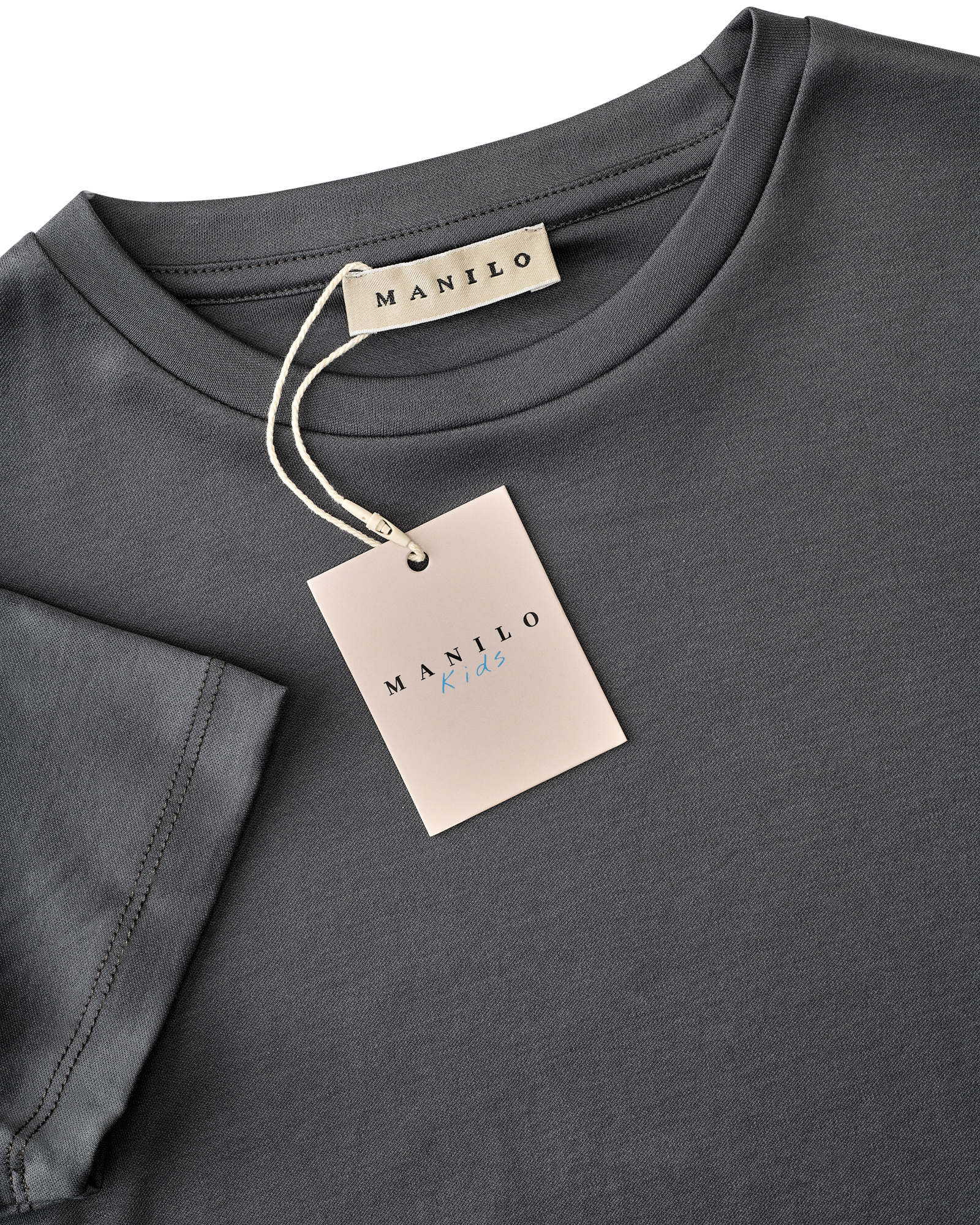 Double Mercerized Glans T-shirt - Stone